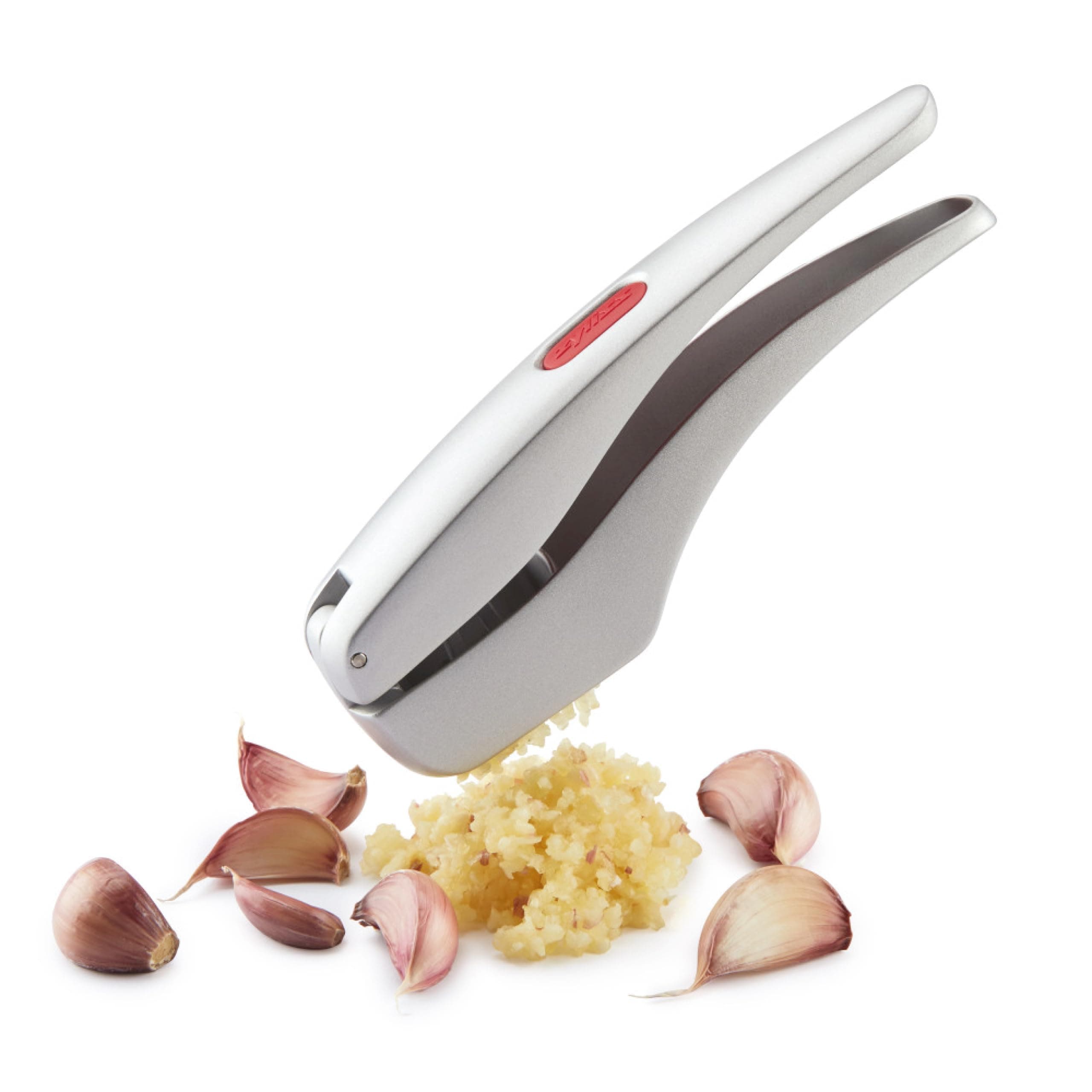 Susi 3 Garlic Press - Garlic and Ginger Mincer - Built-In Cleaner - Garlic Crusher, Mincer and Peeler - Dishwasher Safe - Cast Aluminum