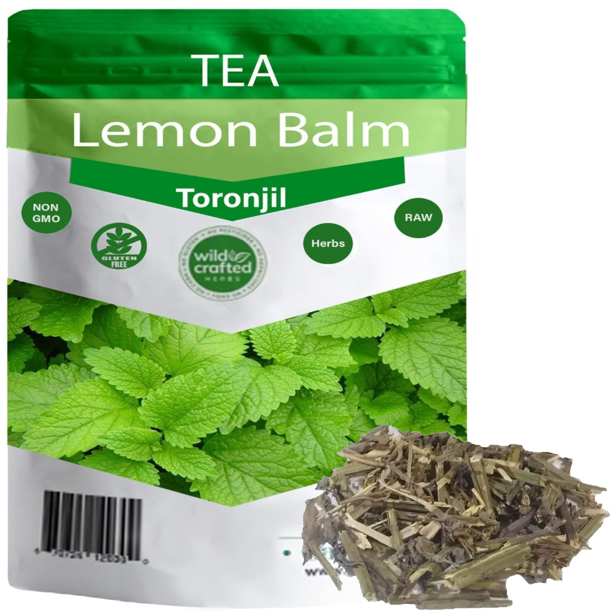 Lemon Balm Tea,Toronjil, Herbal infusion Dried Cut Leaves mexican, Tea in Resealable Bag, 4 oz Caffeine Free