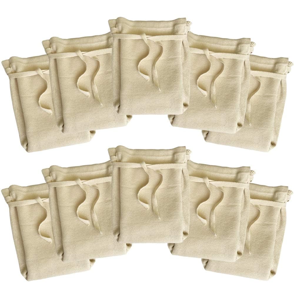 Washable Organic Diapers – Cotton Fitted Cloth Diaper for Baby and Toddler (10-Pack)