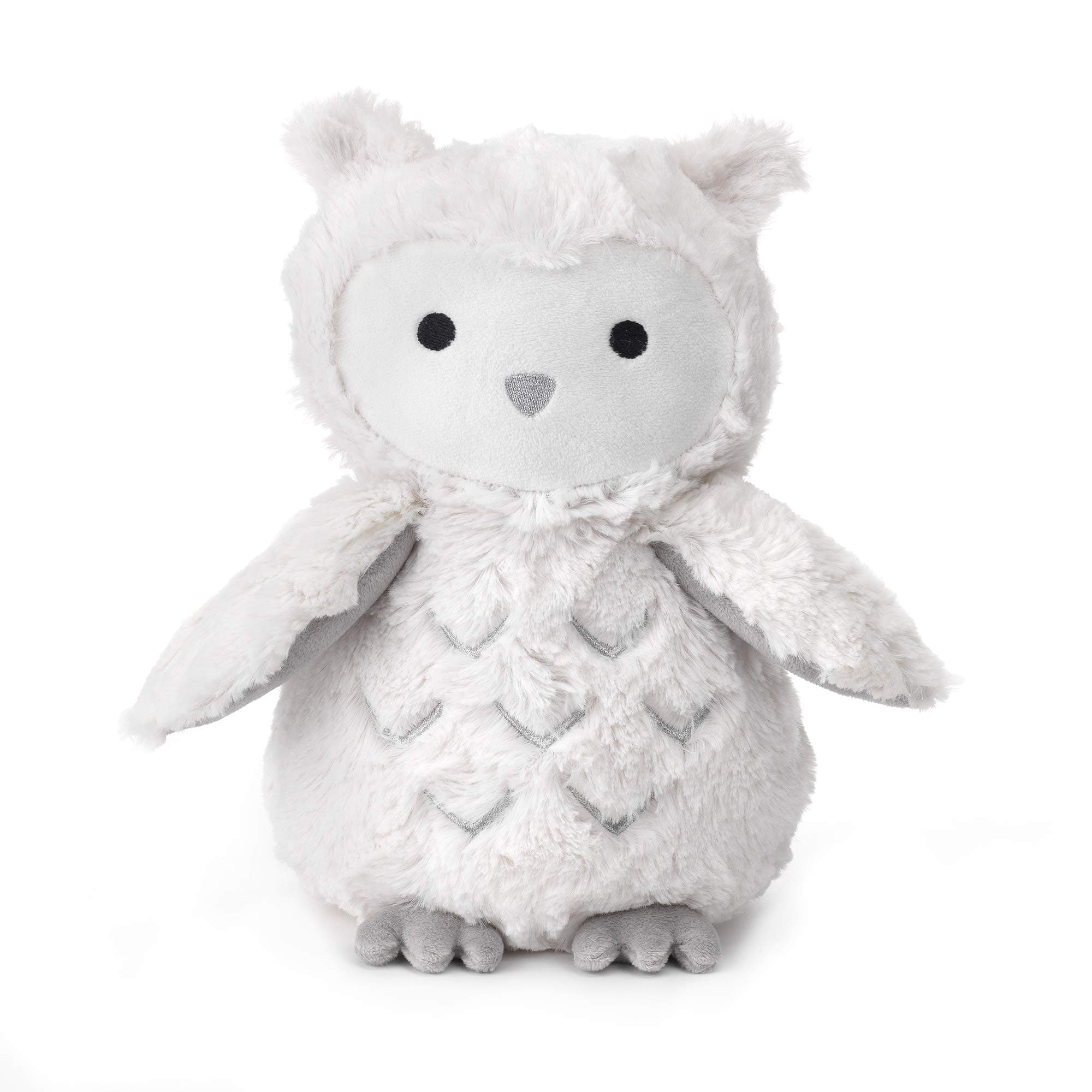 Luna White/Gray Plush Owl Stuffed Animal - Luna (740043O)