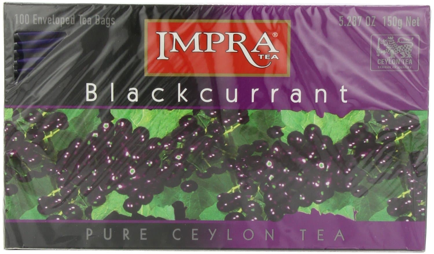 Black Currant Tea, 100-Count Tea Bags (pack of 2)