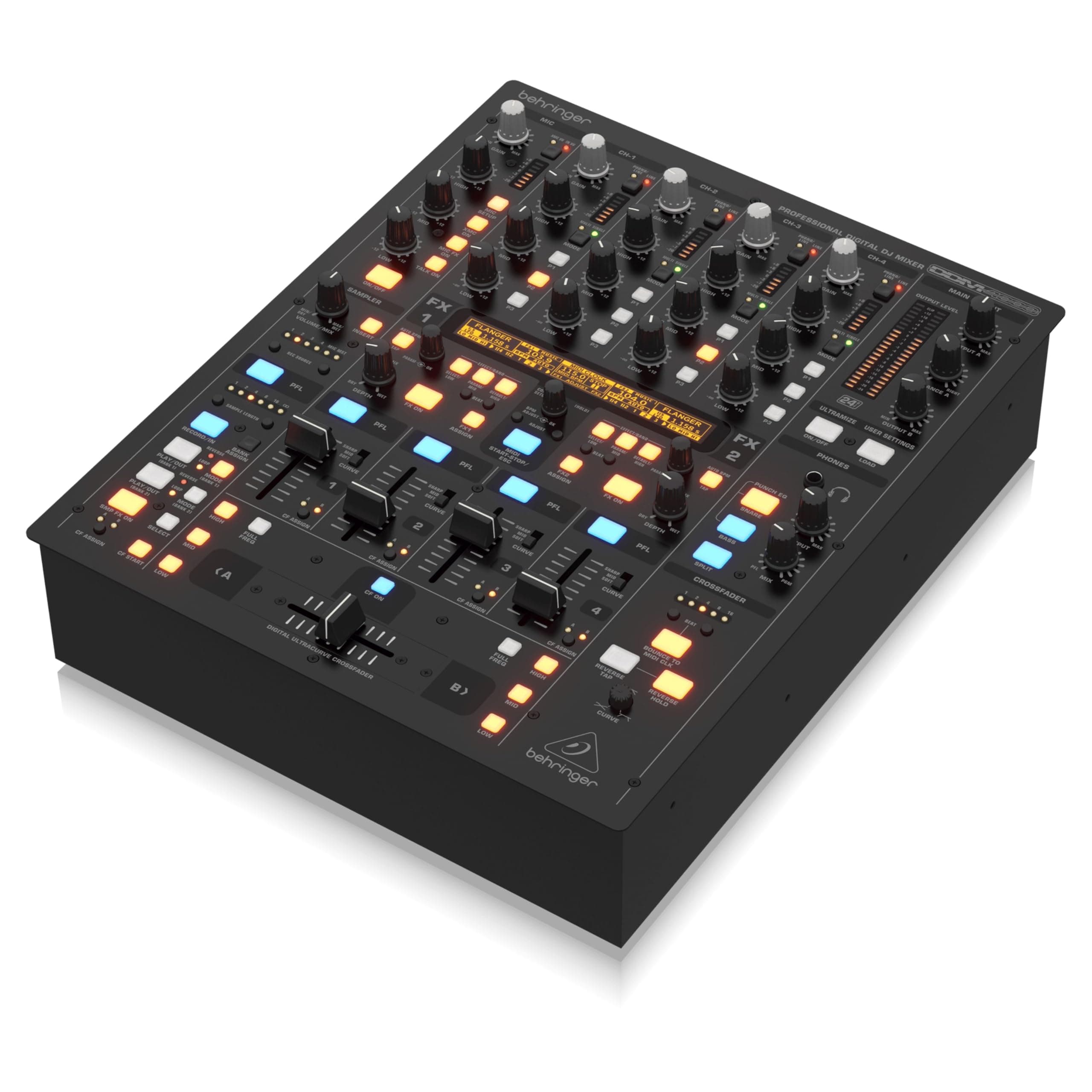 DIGITAL PRO MIXER DDM4000 Ultimate 5-Channel Digital DJ Mixer