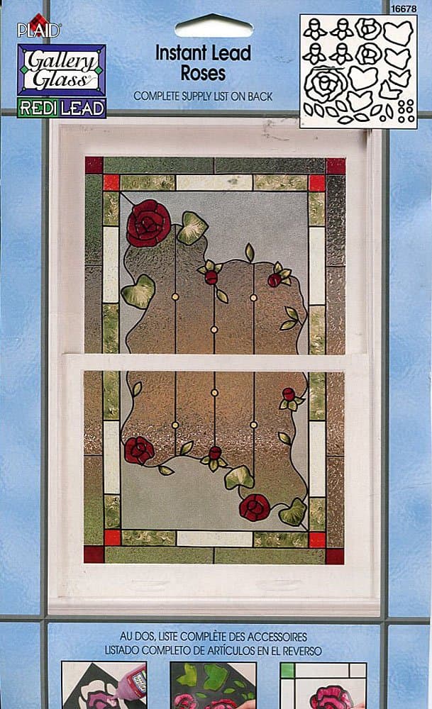 Gallery Glass Redi Lead Instant Lead Roses