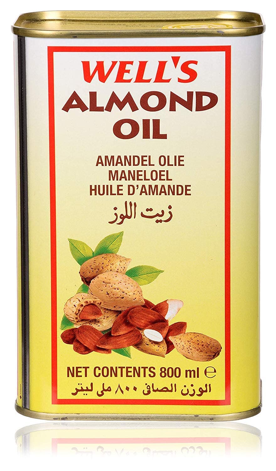 Well's Almond Oil (800 ml, Pack of 1)