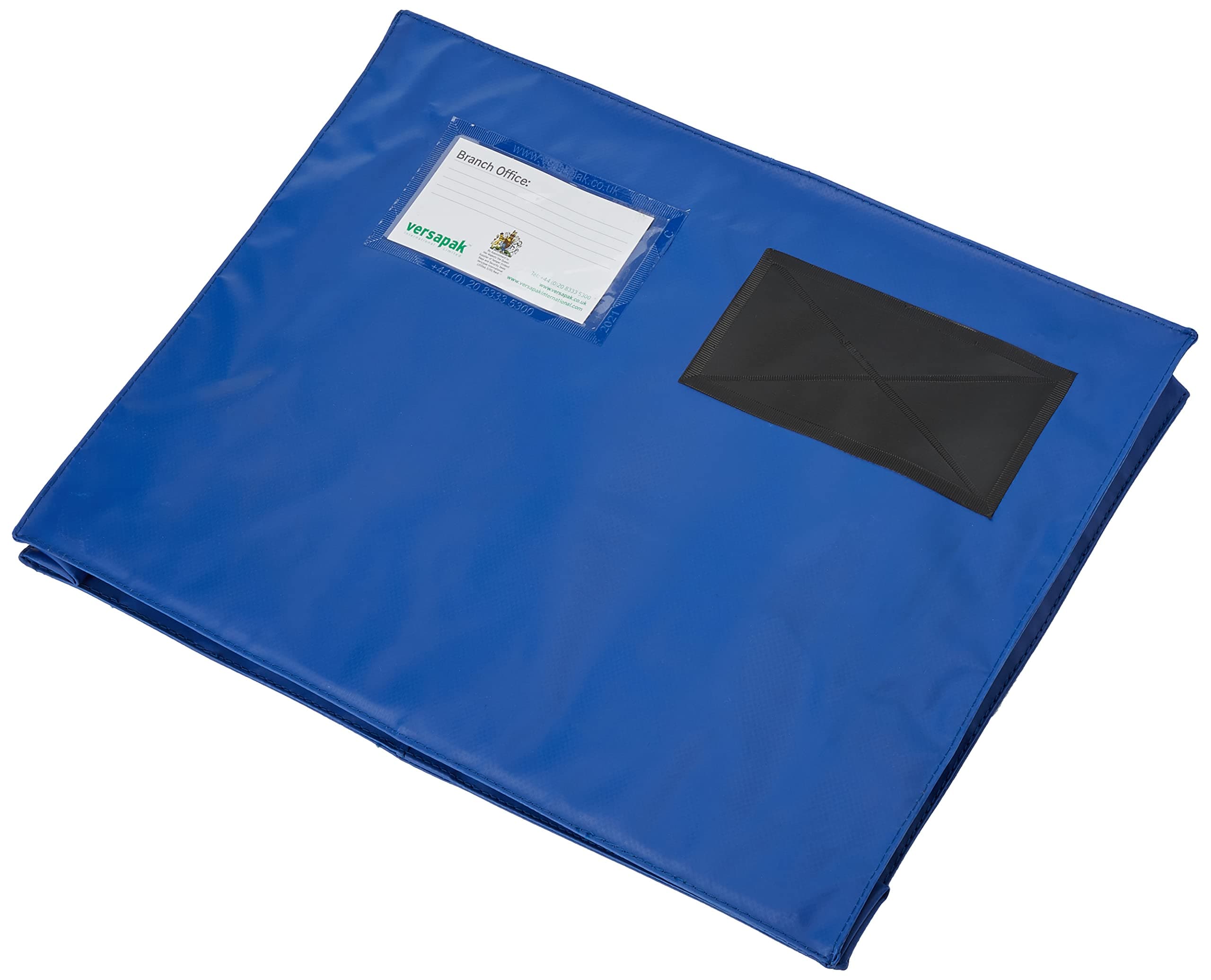 Versapak 406 x 305 x 75 mm Mailing Pouch with Gusset - Blue