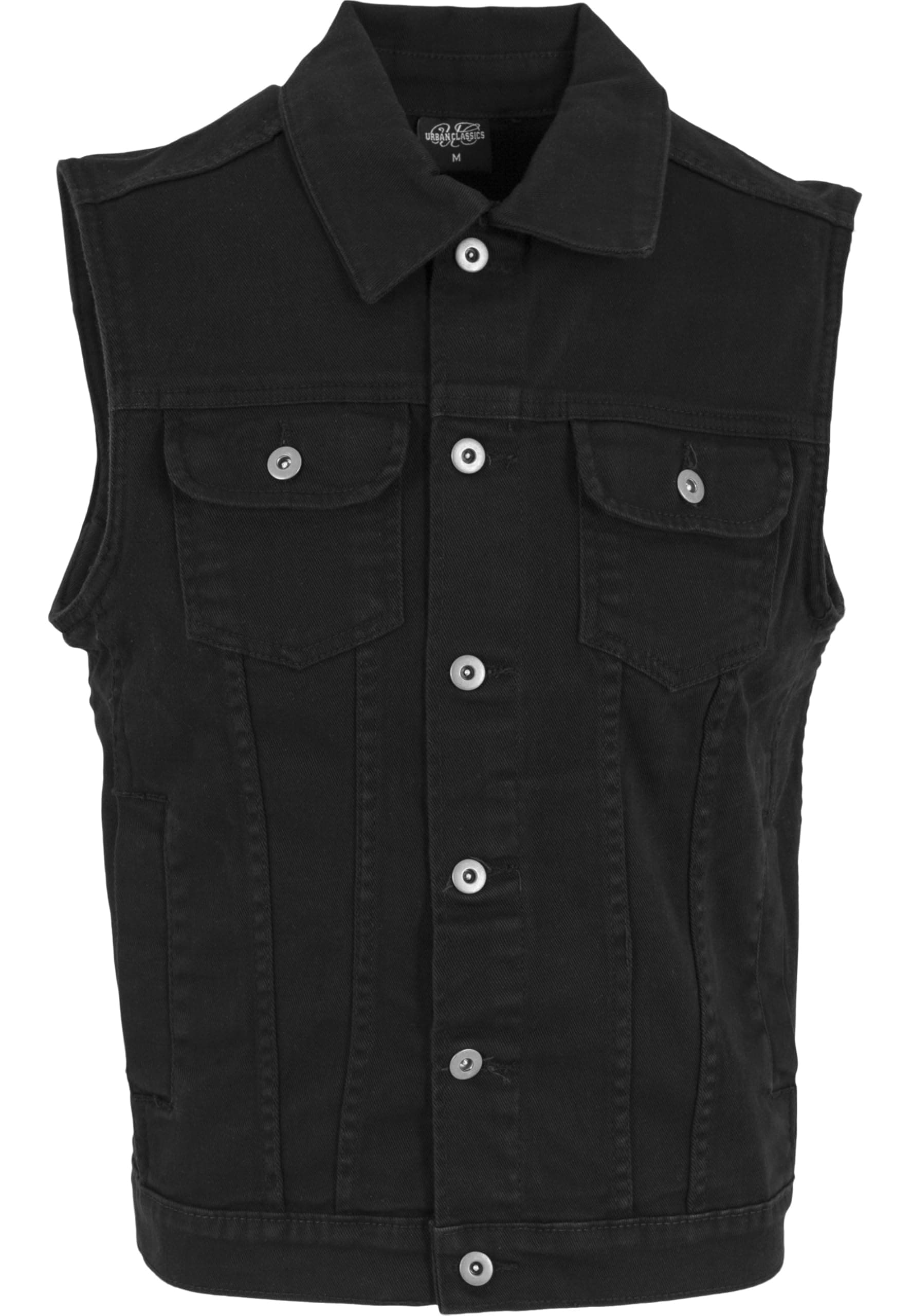 Urban Classics Men's Denim Vest Denim Vest (Pack of 1)