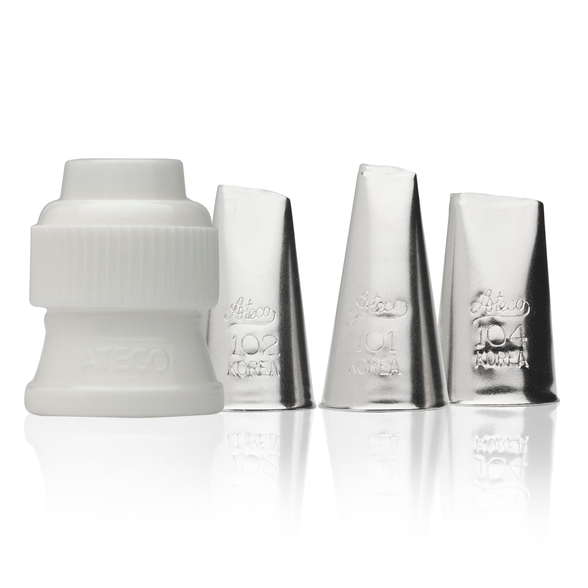 Stainless Steel Rose Piping Tip, Silver