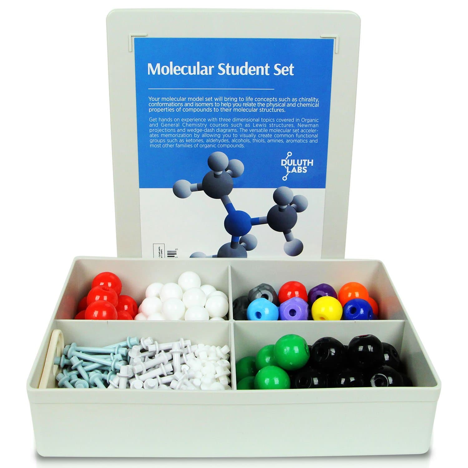Organic Chemistry Molecular Model Student Kit - (88 Atoms and 140 Bond Parts) - MM-004