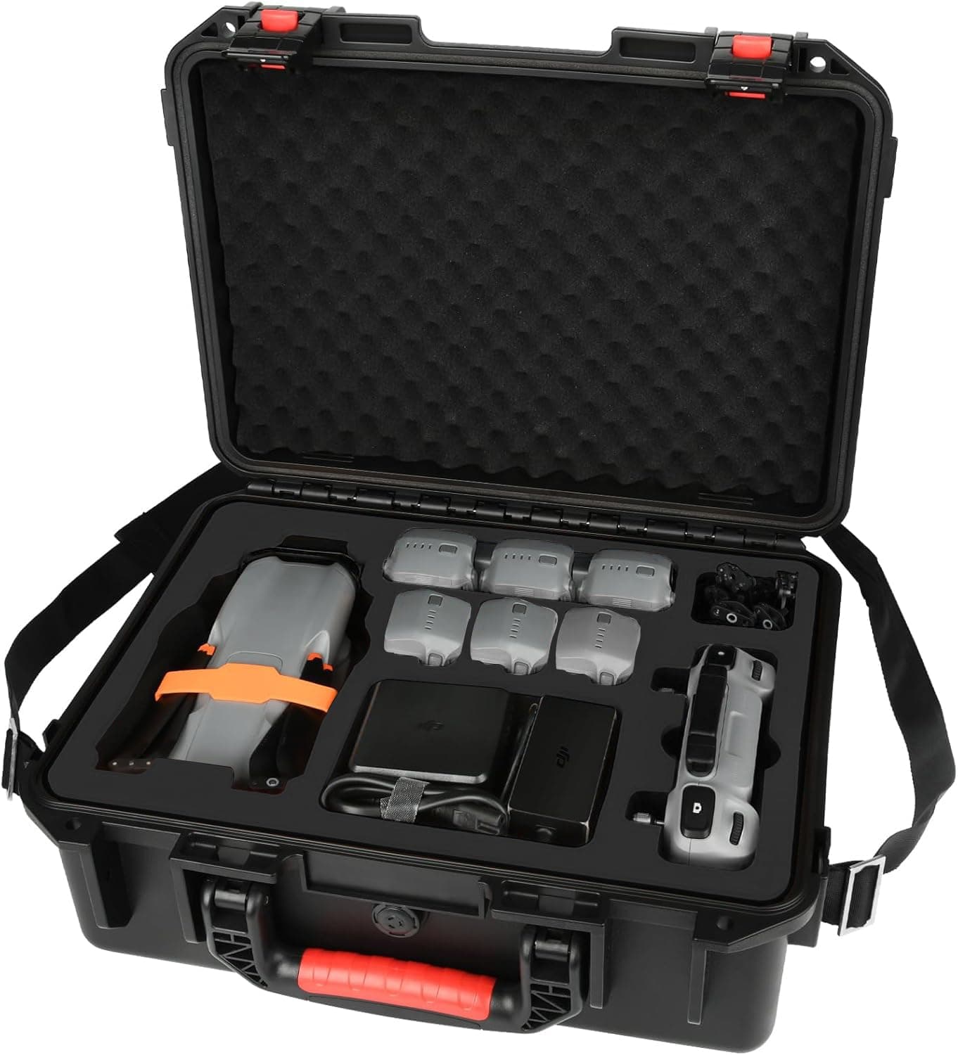 YETEETH DJI Air 3 Hard Case, Waterproof Pressure Resistant Carrying Case - Fit DJI RC 2/RC-N2