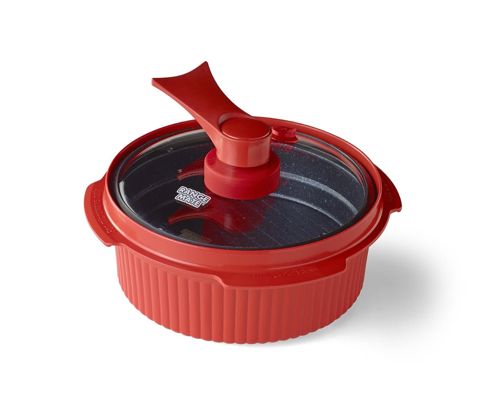 Nonstick Microwave Grill Pot/Pan Rapid Cooker"As Seen On TV" (Grill, Bake, Roast, Saute, Steam, Poach, One Pot Meals)