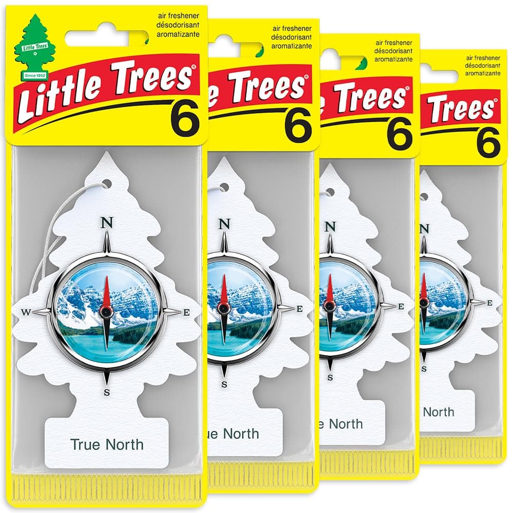 Car Air Freshener | Hanging Tree Provides Long Lasting Scent for Auto and Home | 24 Air Fresheners |True North