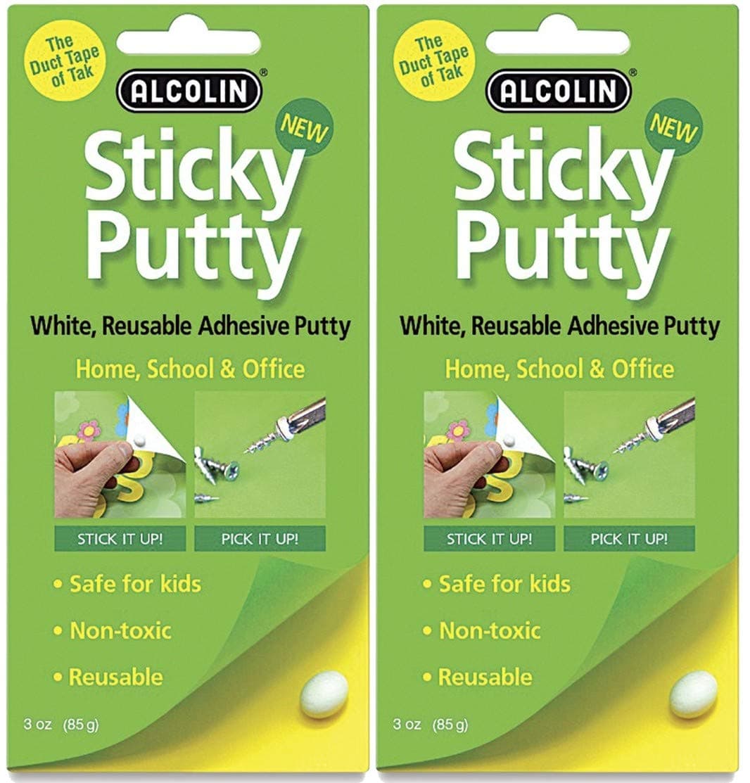 Sticky Putty – Reusable Home, School & Office Quality Adhesive Putty, The Duck Tape of Tak – by Alcolin