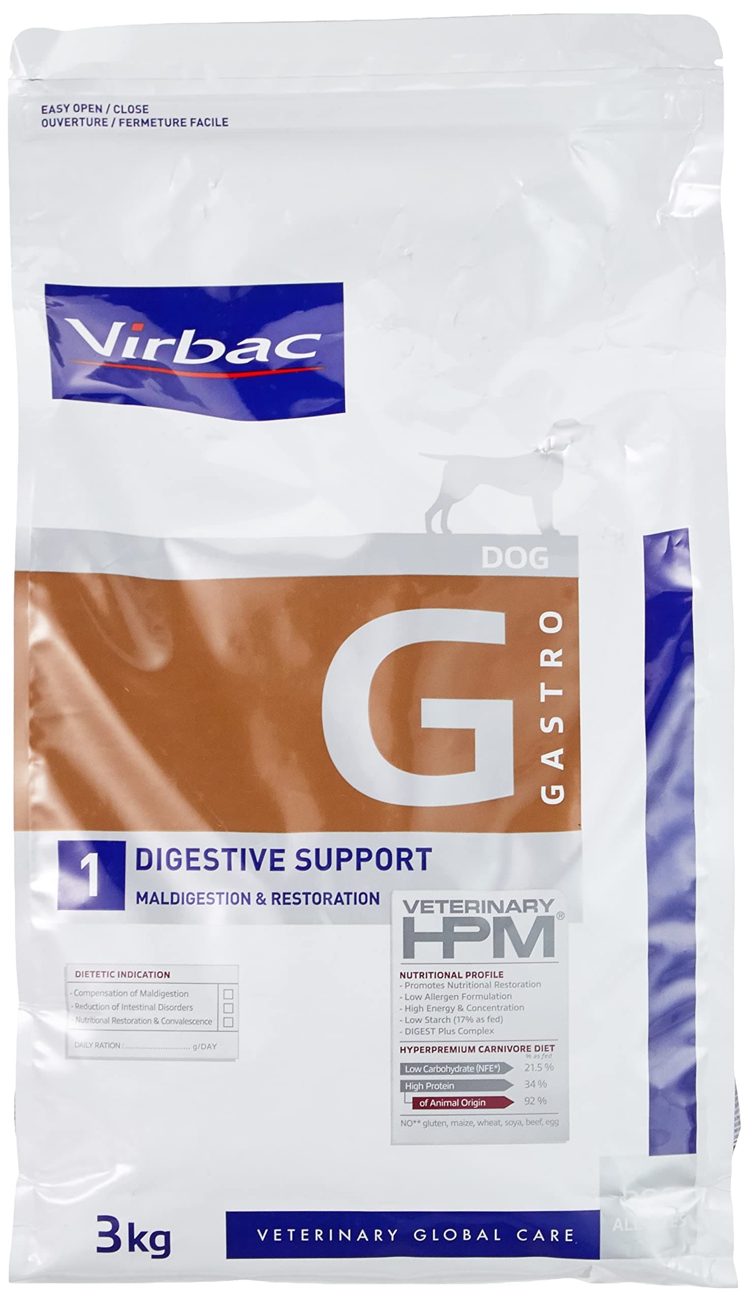 Veterinary HPM Digestive Vet Support for Dogs 3 kg