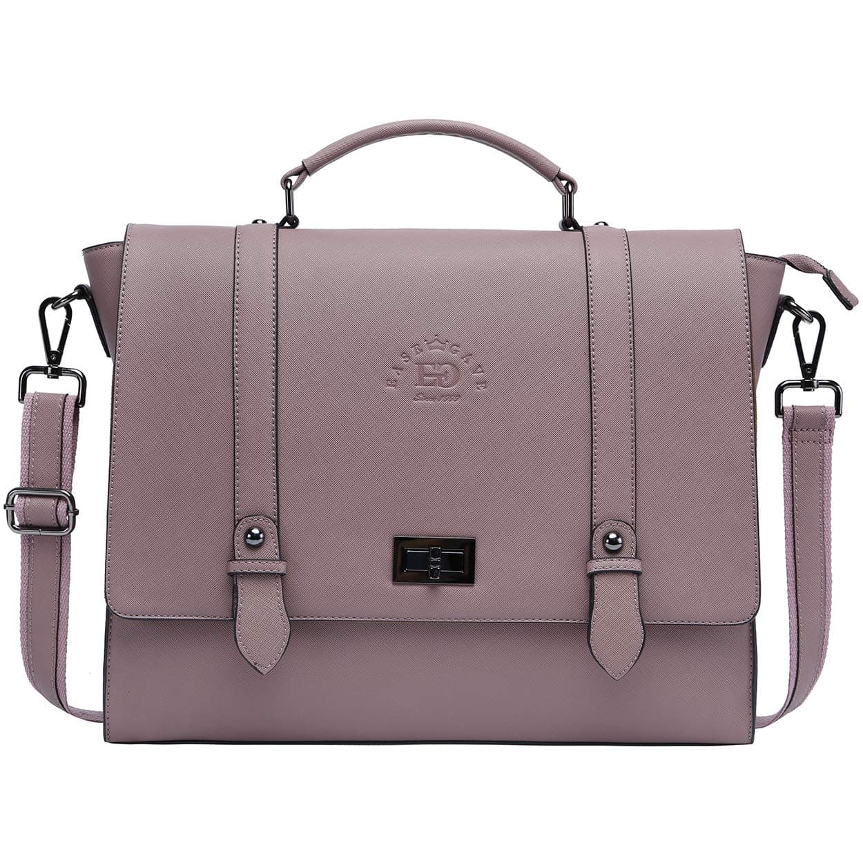 Laptop Briefcase for Women,17 Inch Work Bag Laptop Messenger Bag Spacious Computer Bags for Work Business Travel,purple-17Inch