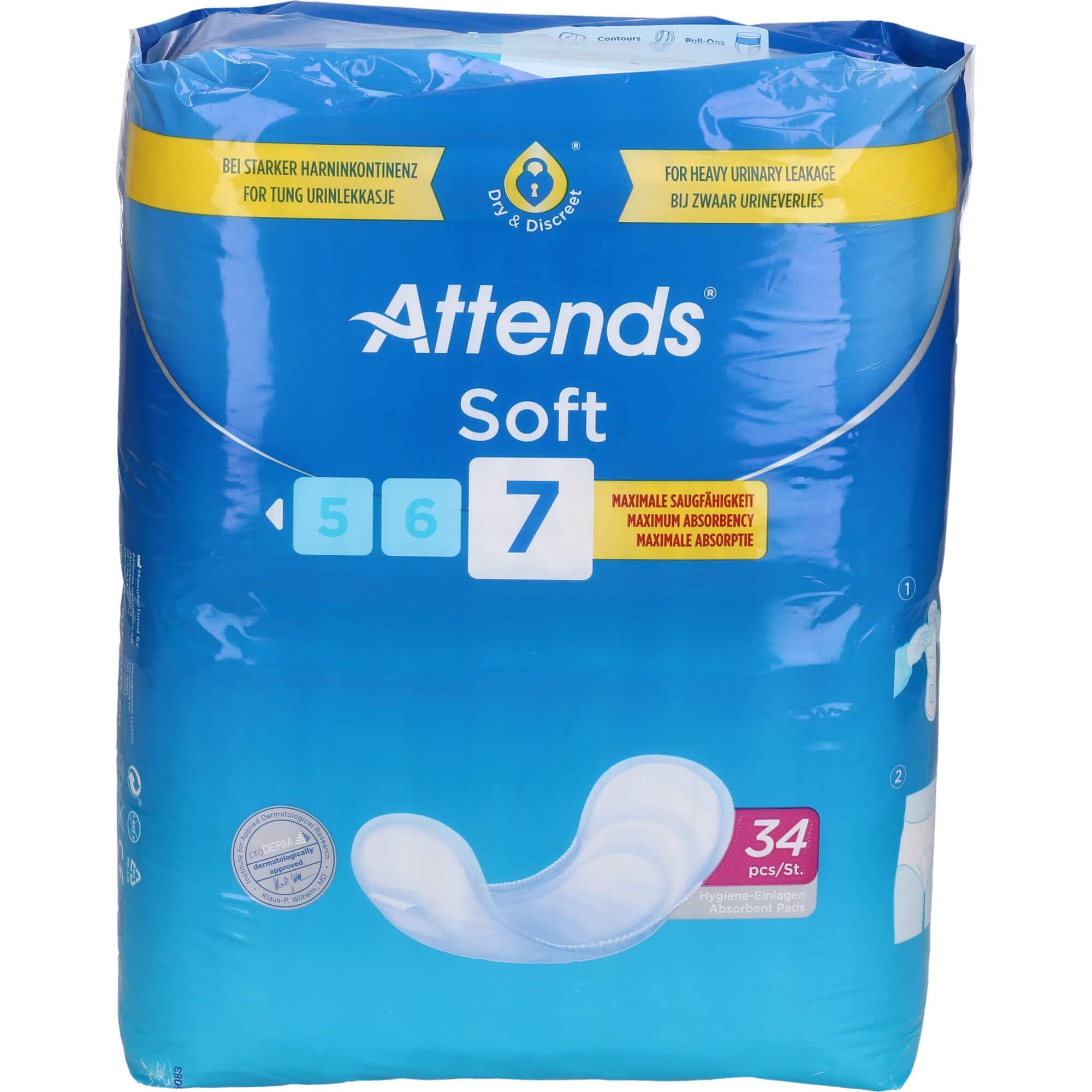 Attends Soft 7 Pads 34 Pack
