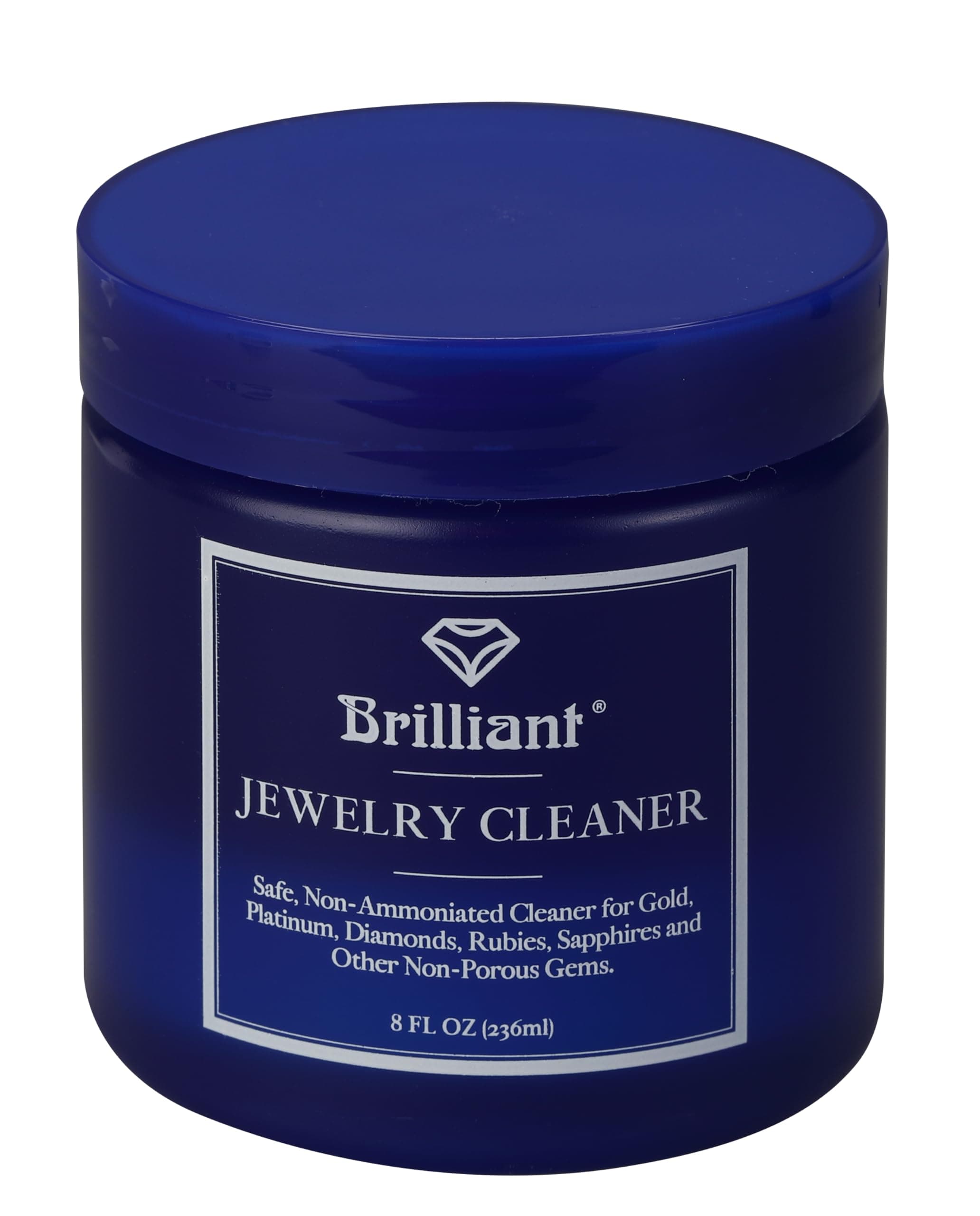 Brilliant Jewellery Cleaner with Cleaning Basket and Brush 236ml