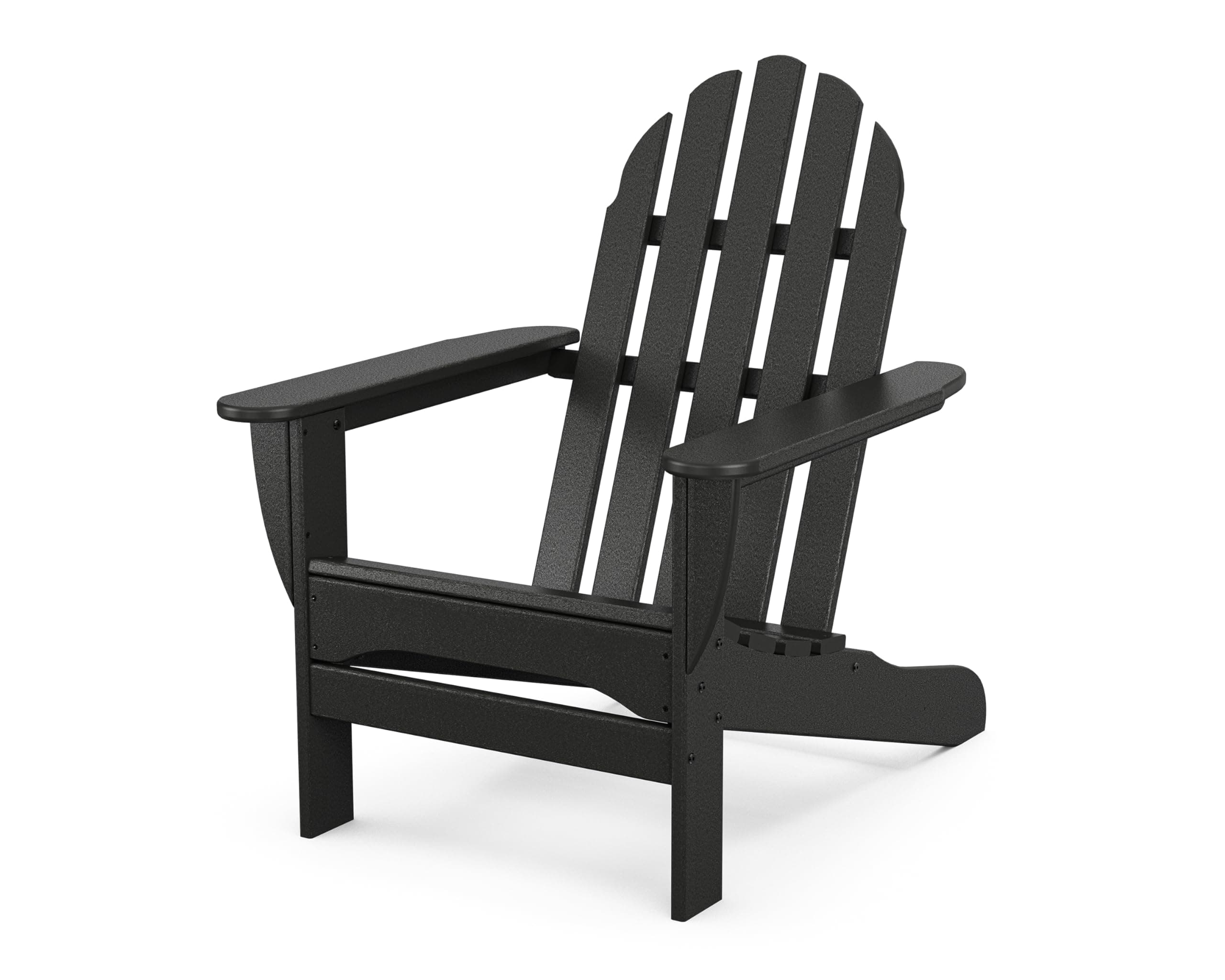 AD4030BL Classic Outdoor Adirondack Chair, Black