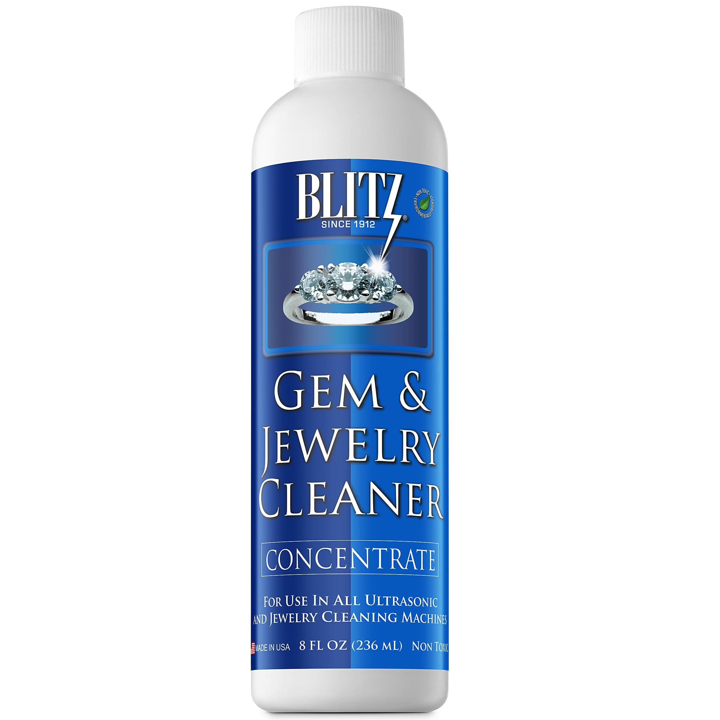 Blitz Gem & Jewelry Cleaner Concentrate (8 Oz)