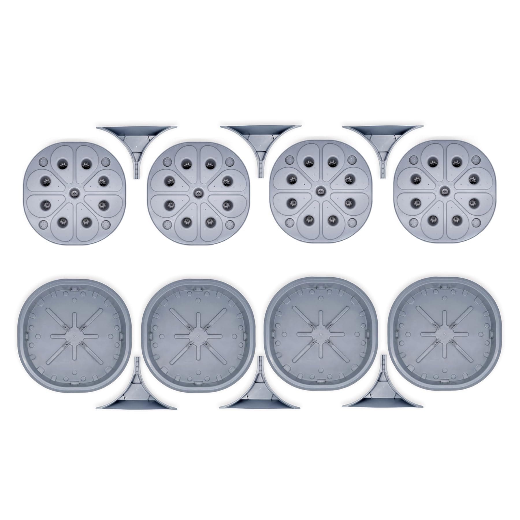 Vego garden Wicking Cells for Raised Garden Bed 2 x 8 ft (4 Cells + 6 Corners)