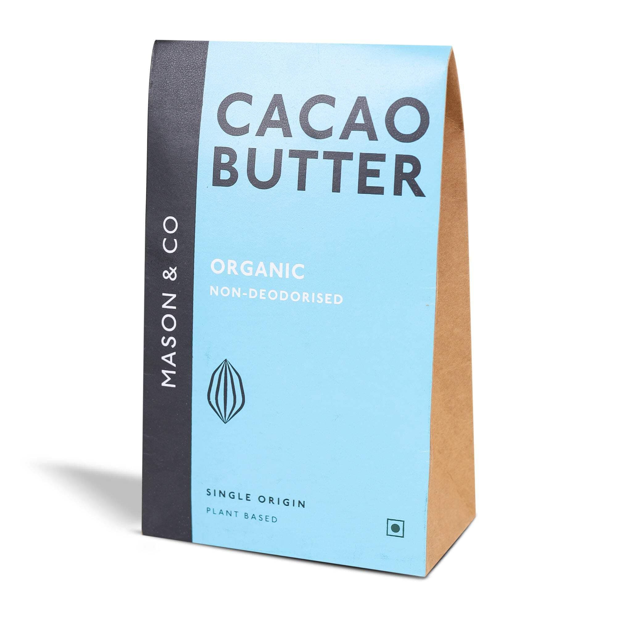 Non-Deodorised Organic Cacao Butter, 200g