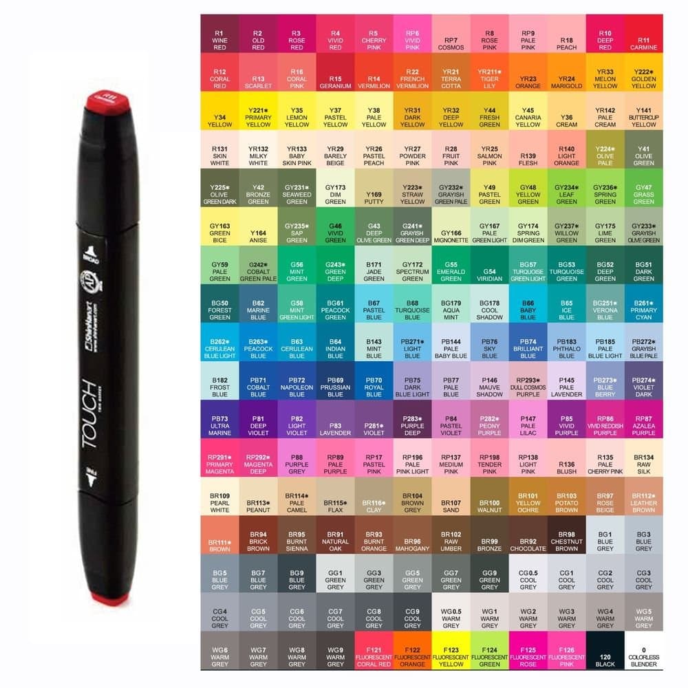 Touch Twin Marker BR112 Leather Brown