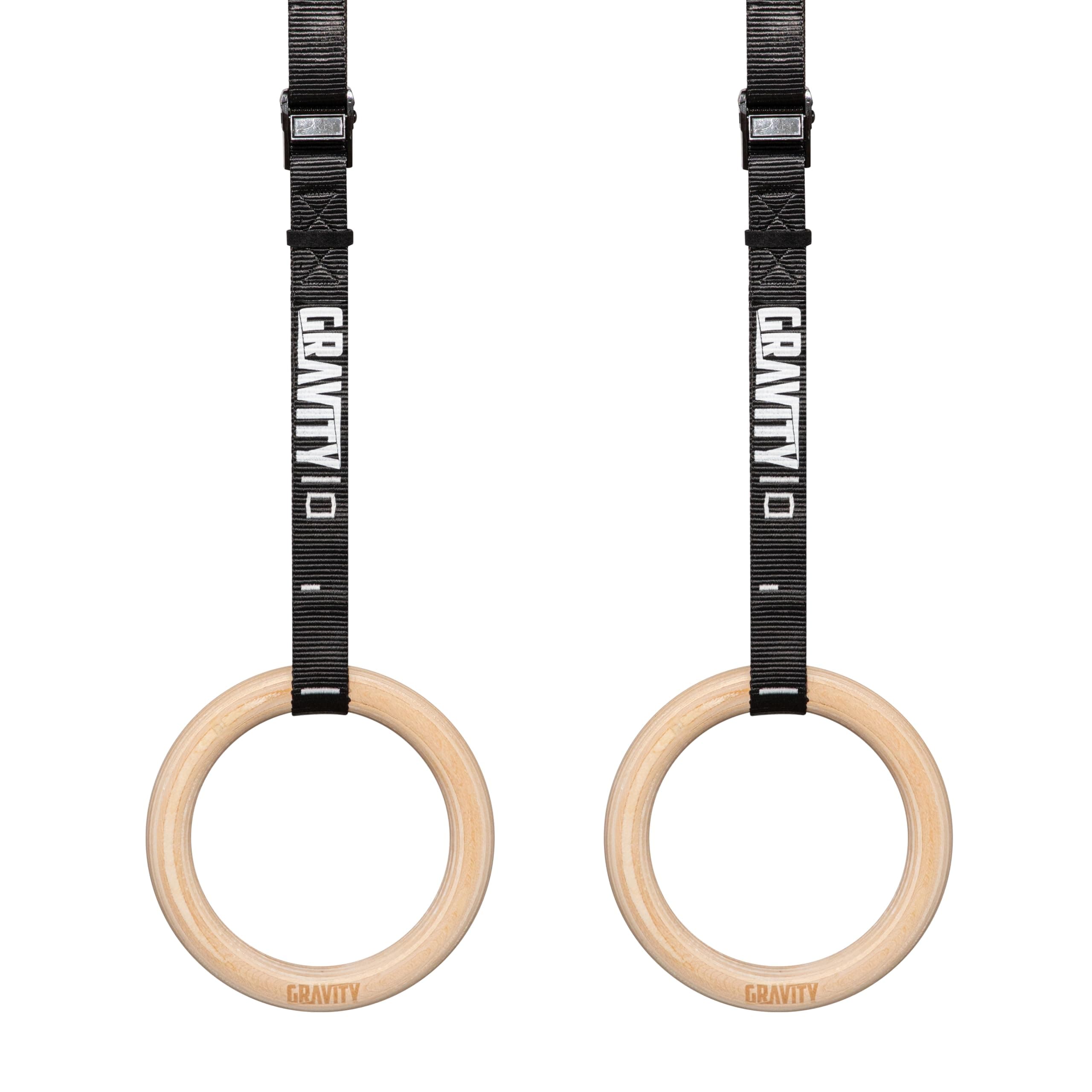 Gravity Fitness wooden Gymnastic Rings