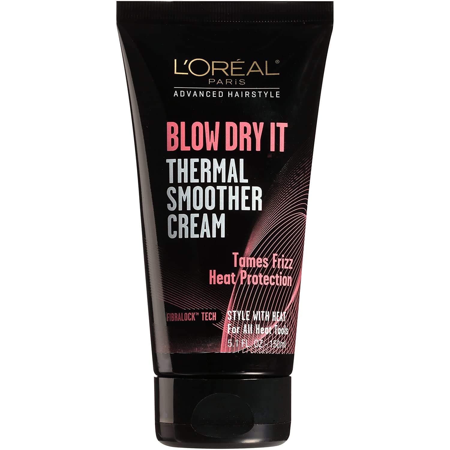 L’Oréal Paris L'Oreal Hair Care Advanced Hairstyle Blow Dry It Thermal Smoother Cream, 5.1 Fluid Ounce
