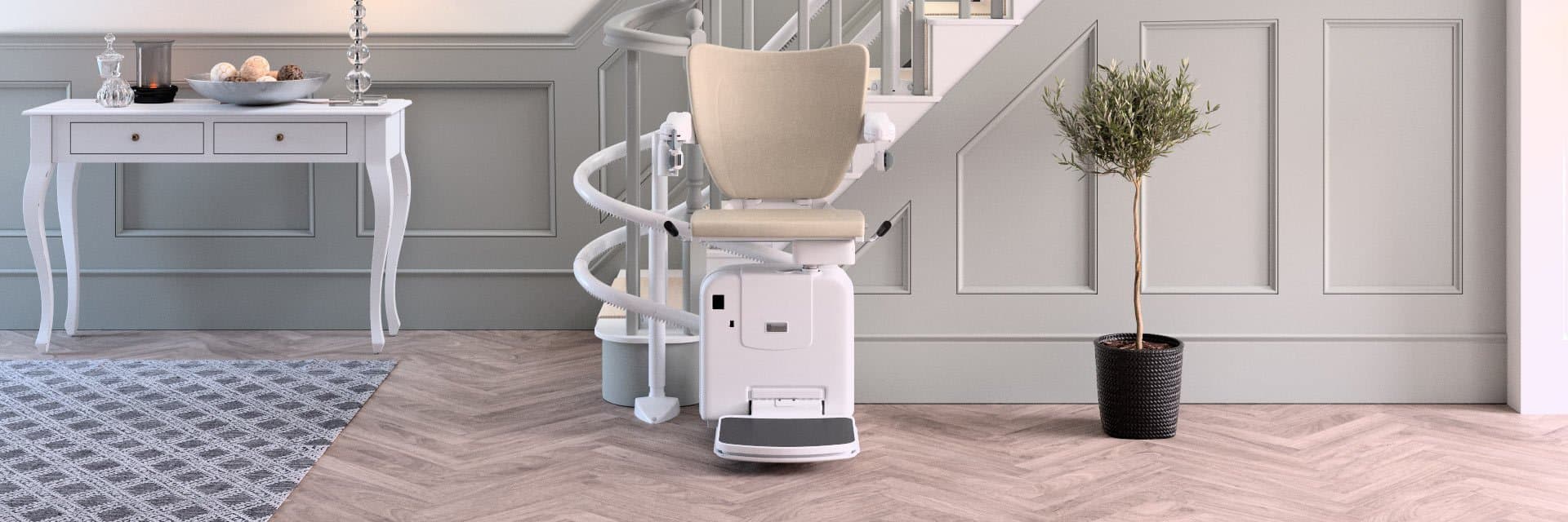Kraus KL2000 Curved Outdoor Stairlift