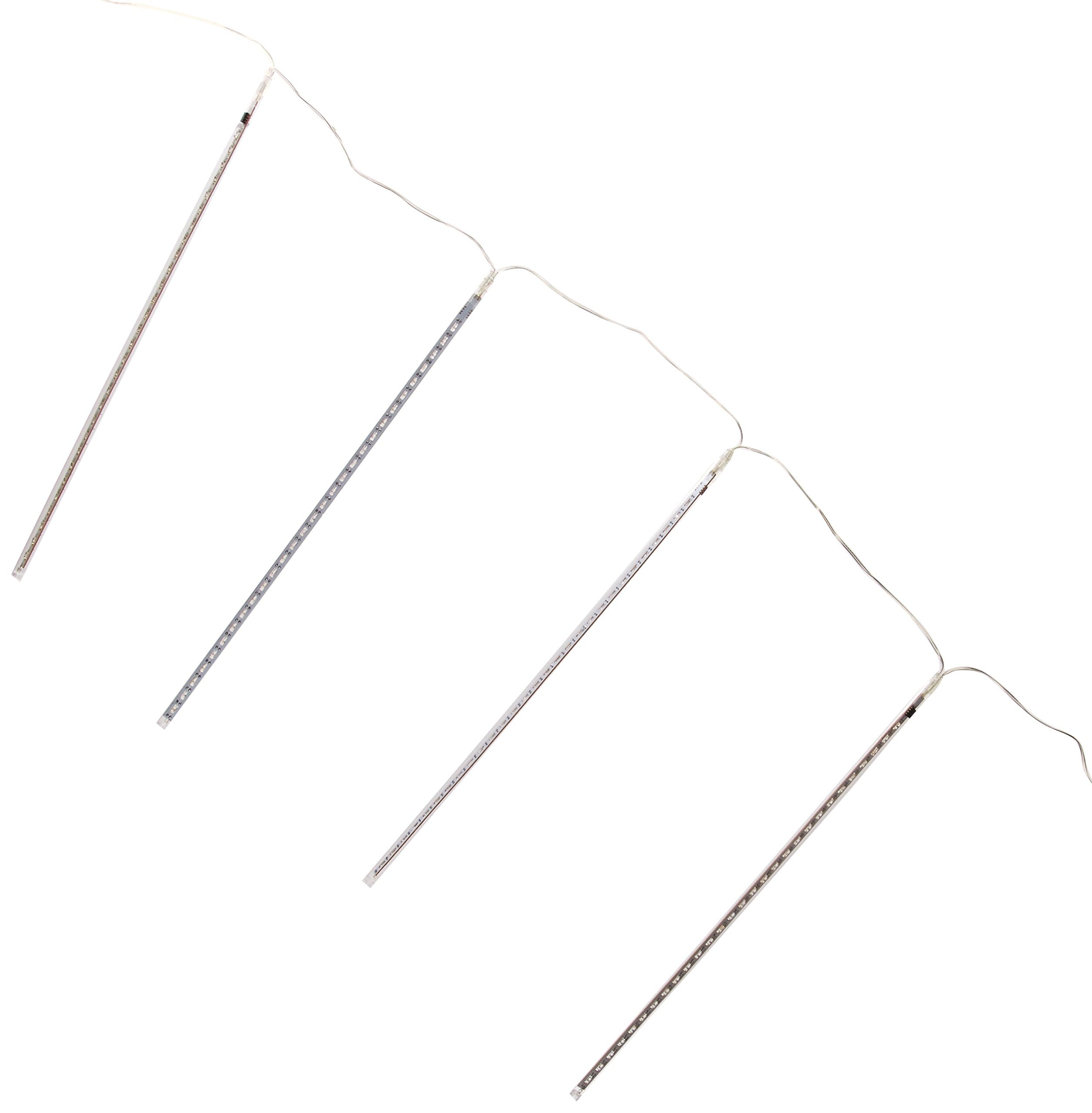 Perfect Holiday Snowfall Meteor Christmas Decoration with US Plug, 50cm, White