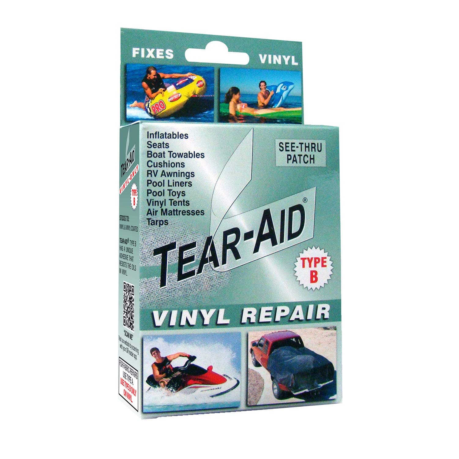 TEAR-AID Vinyl Repair Patch Kit, Type B