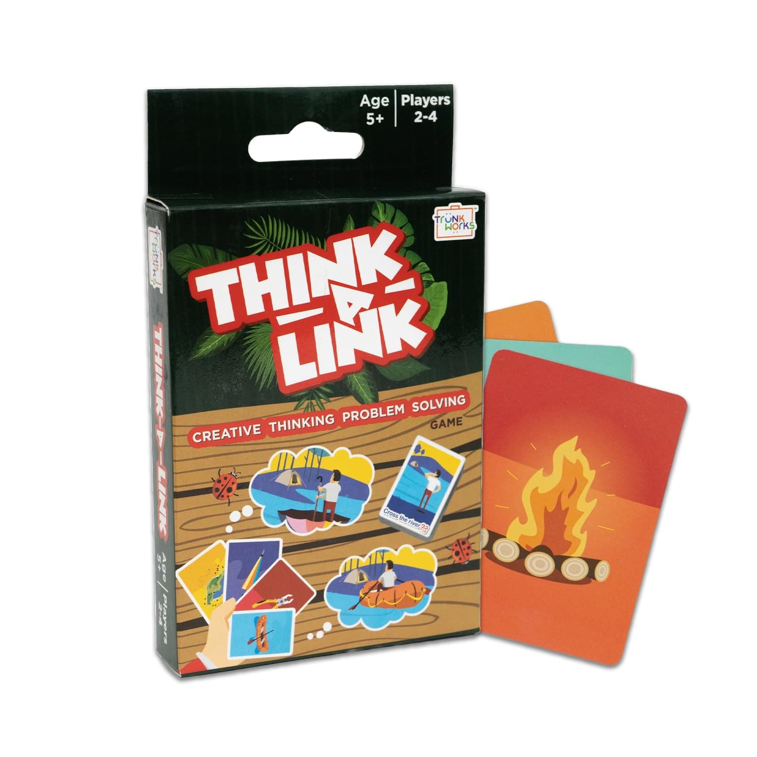 - Think A Link Kids Card Game | for Boys, Girls Aged 5 Years & More | Quick Playing | Fun Games for Families | Travel Friendly | Child Educational Toys | Gift for Little one | Pack of 1