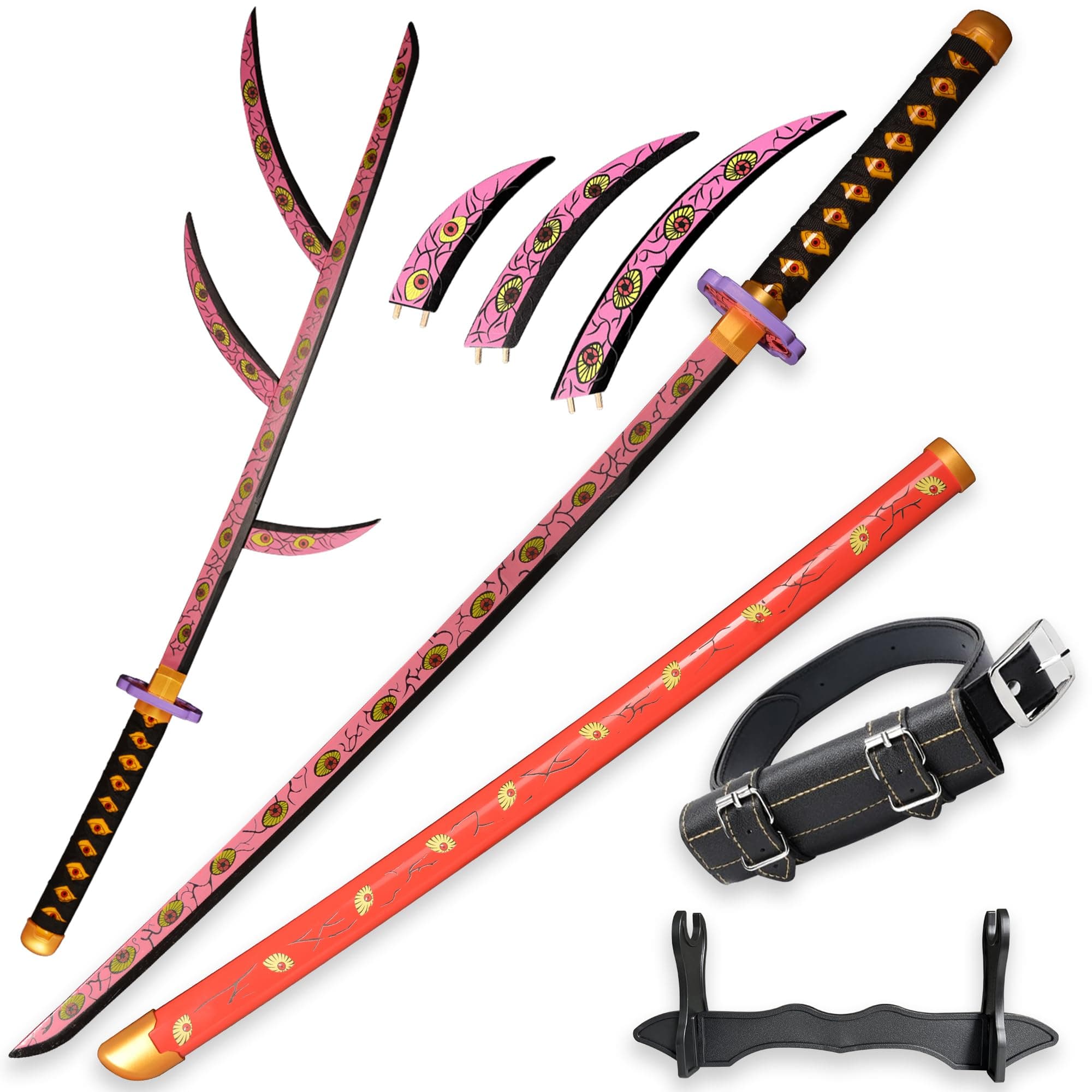 SV Anime Demon Slayer Sword Katana 41 Inch Decorative Collectible Gift Cosplay Sword,Various Styles Available