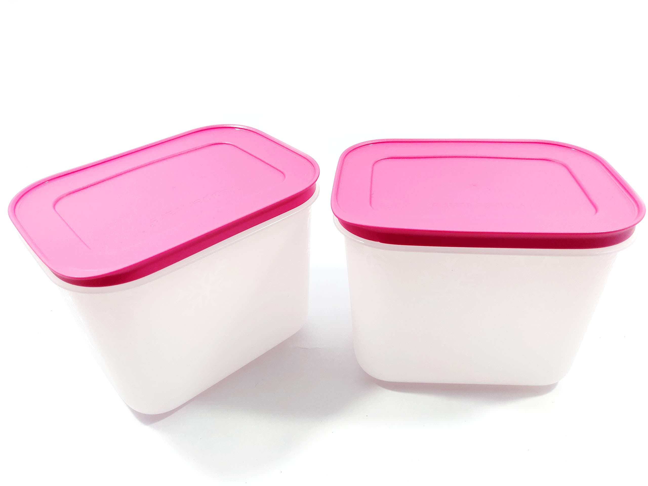 Tupperware Plastic Container with Handkerchief - 1.1 L, Set of 2