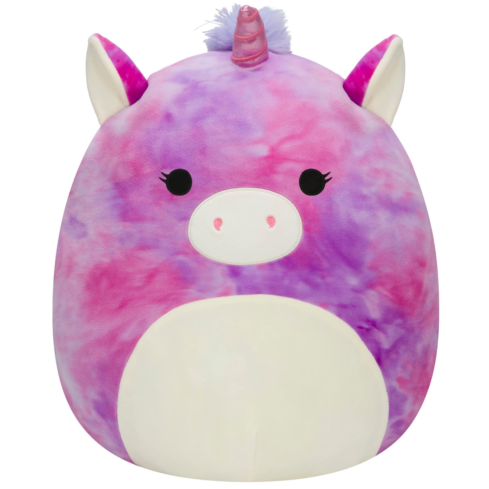 Original 14-Inch Lola Purple and Pink Tie-Dye Unicorn - Large Ultrasoft Official Jazwares Plush