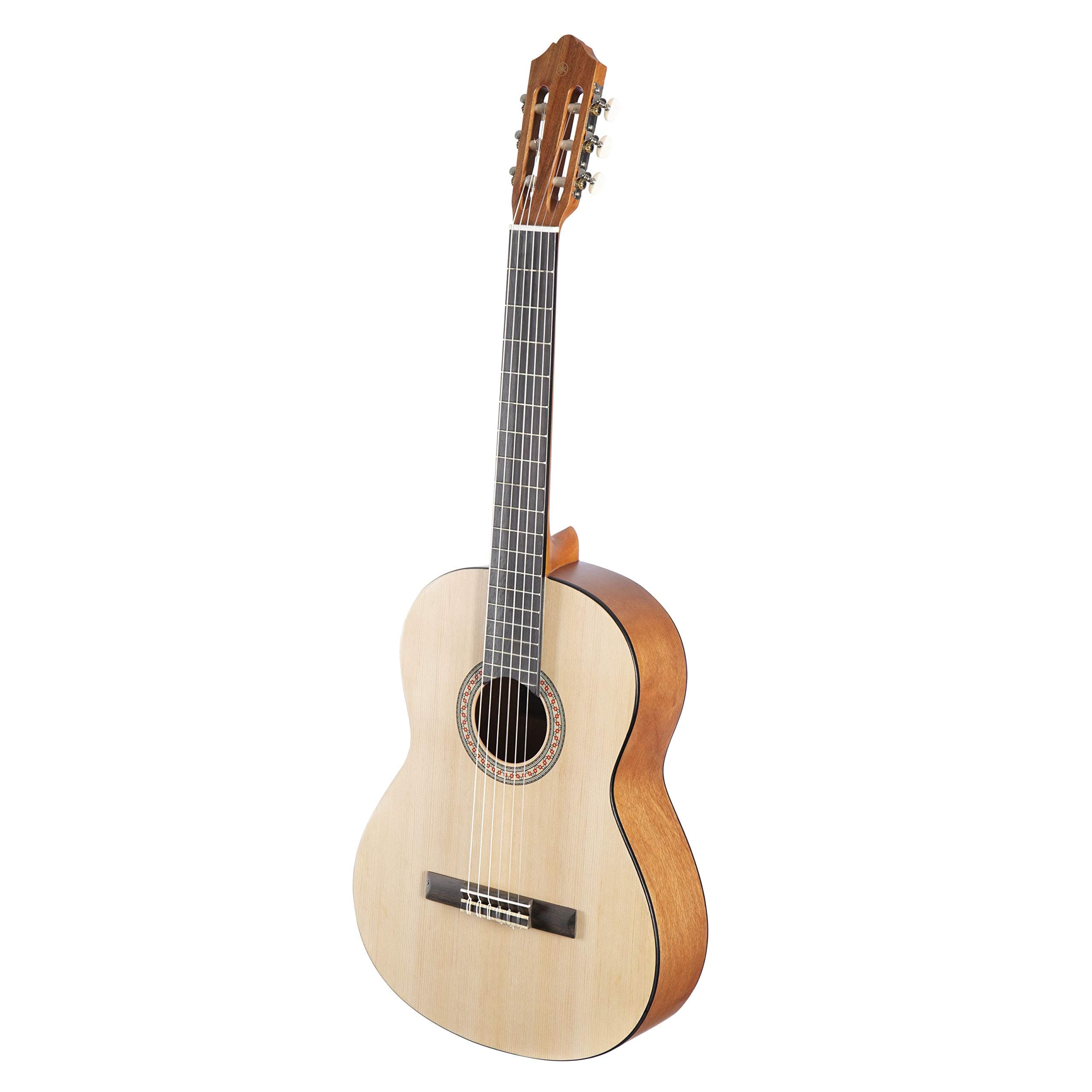 Yamaha C40M Classical Guitar – Spruce Top, Brown Finish, 6 Nylon Strings, Full-Size, Comfortable Playability, Ideal for Beginners & Students