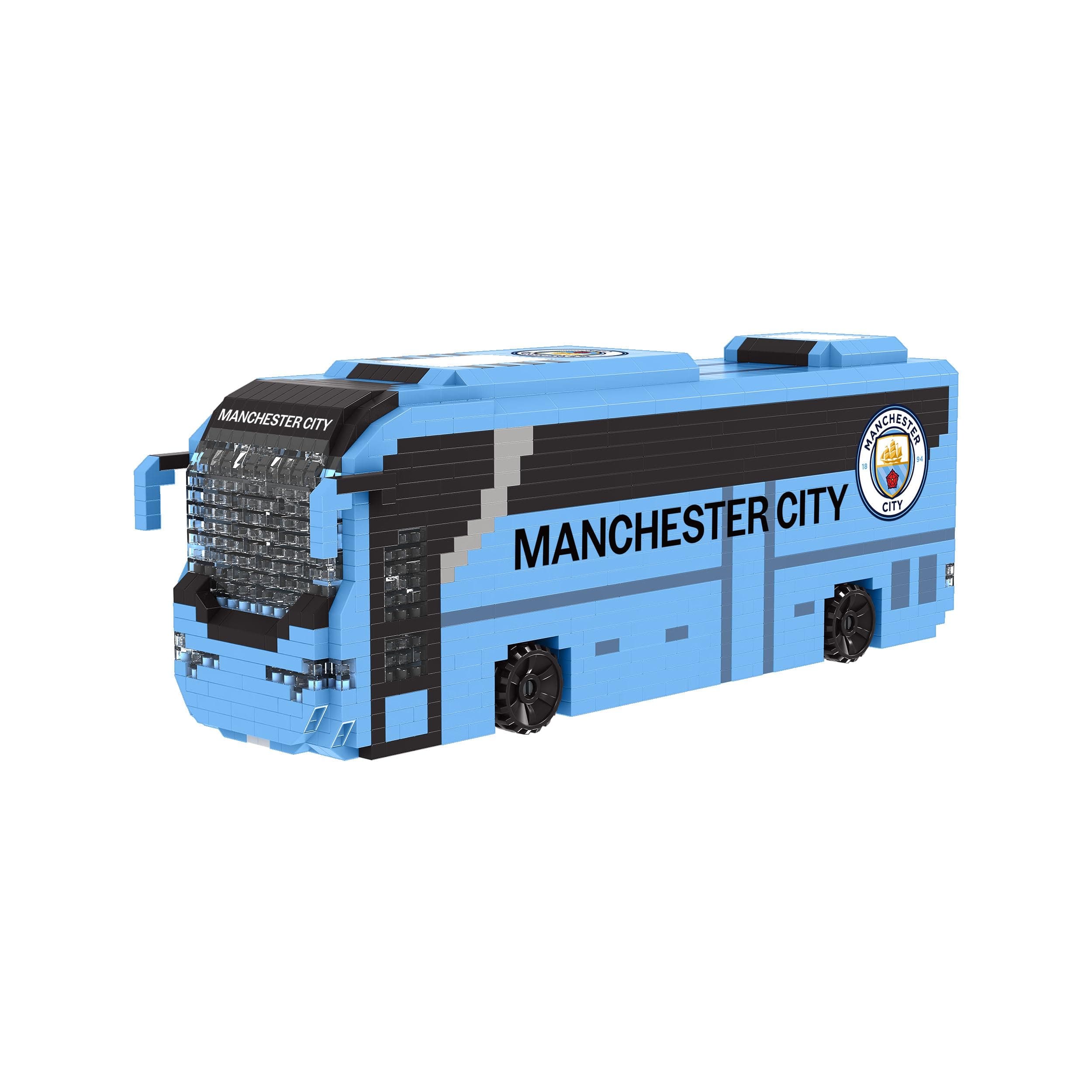 Officially Licensed Manchester City FC BRXLZ 3D Bricks Coach Construction Toy Model