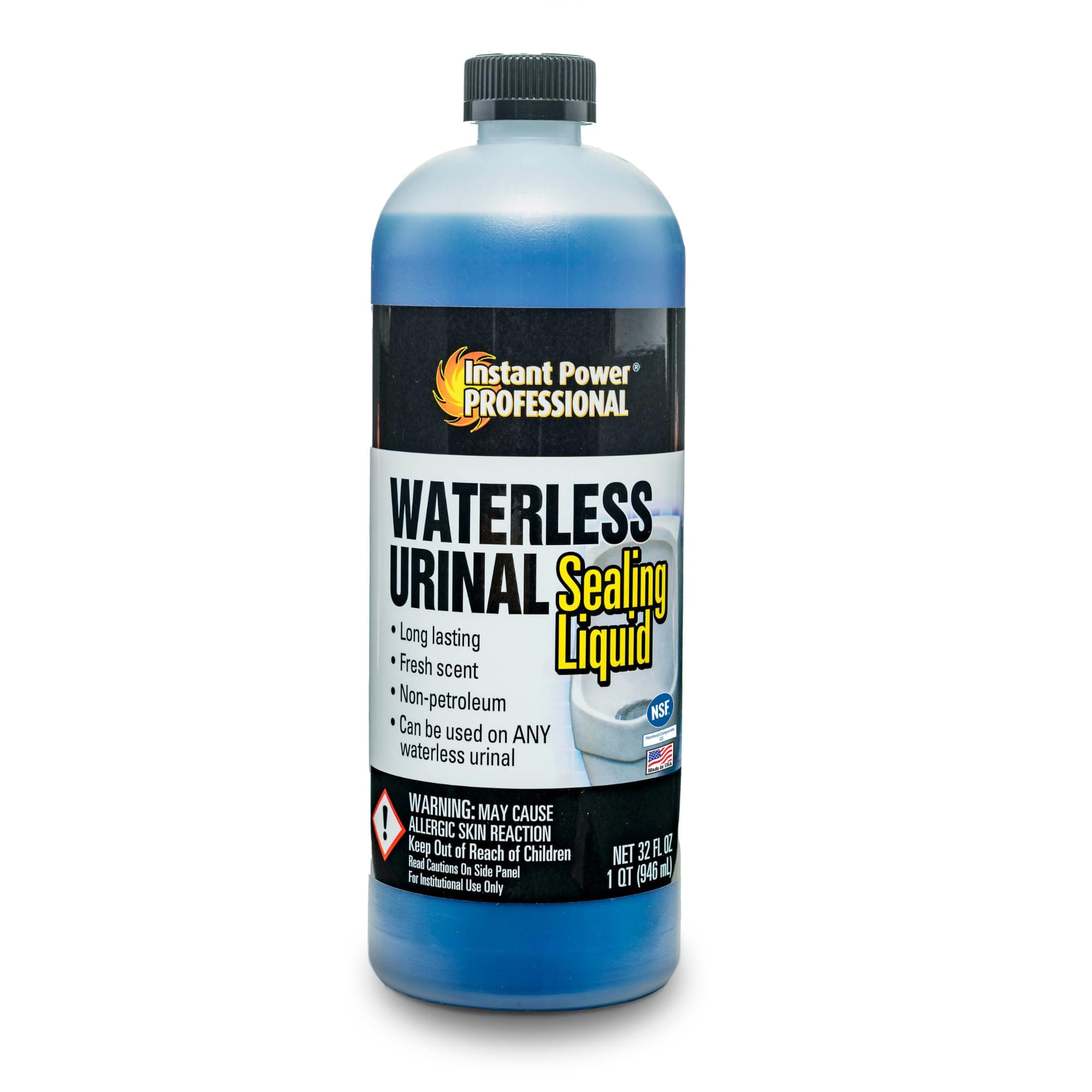 Instant Power Professional Waterless Urinal Sealing Liquid, 8201, 32 Fl. Oz.