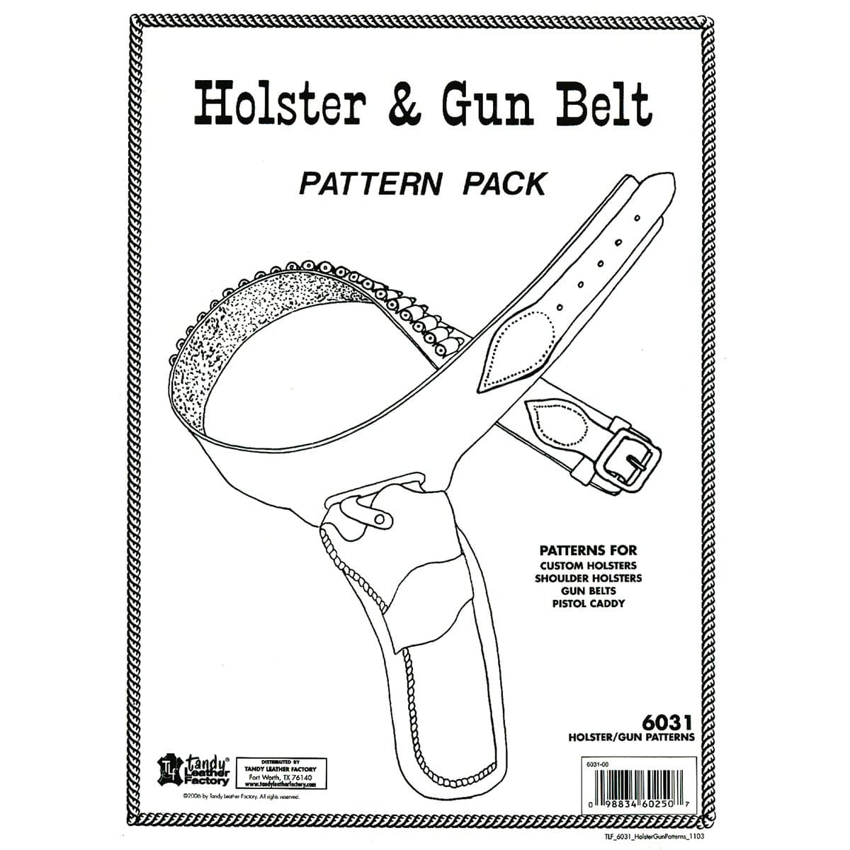 Holster & Gun Belt Pattern Pack 6031-00