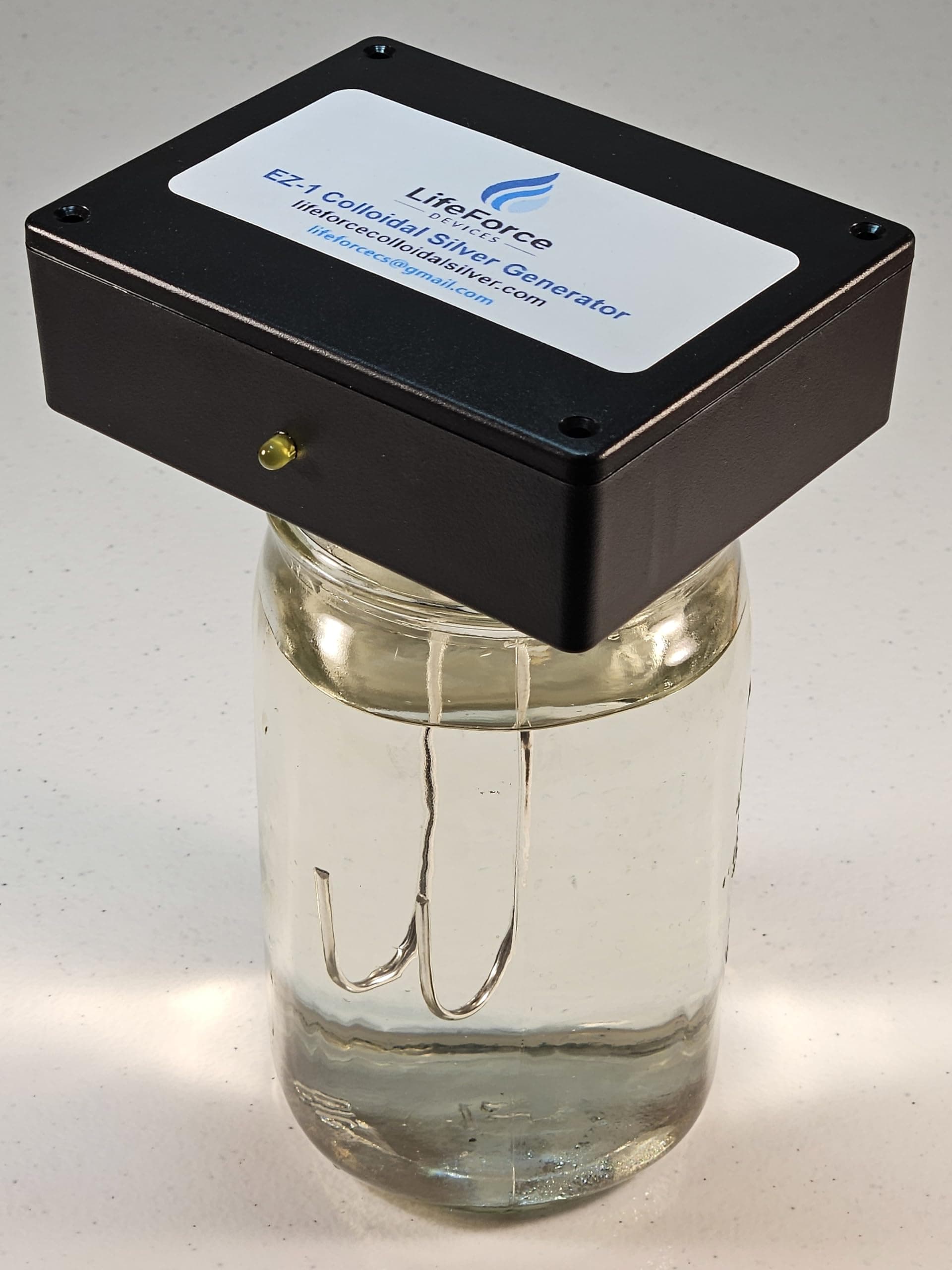 LifeForceCompact EZ-2 Barebones Colloidal Silver Generator Package w/10 Gauge Wires