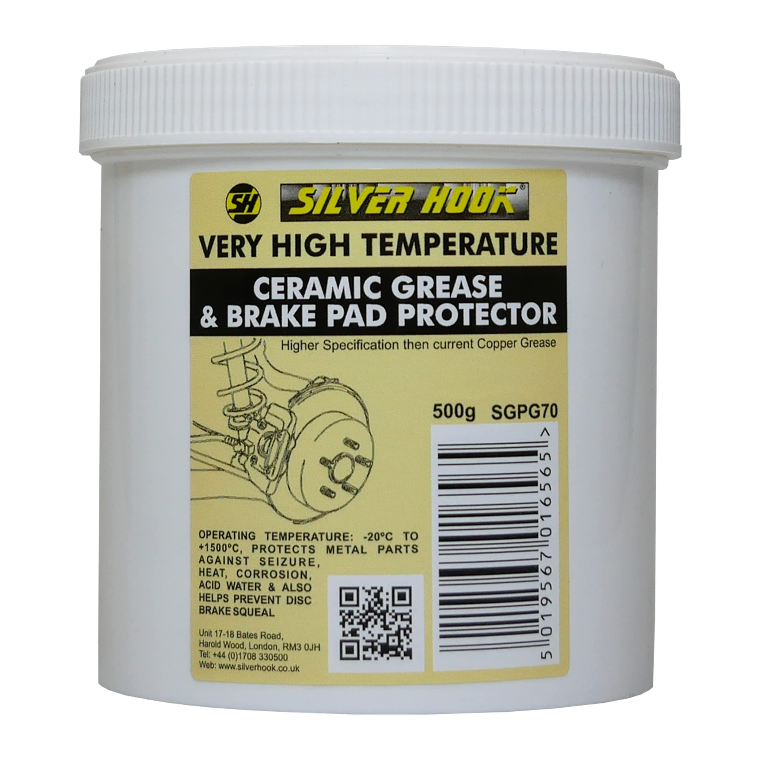 Ceramic Grease Tub 500g