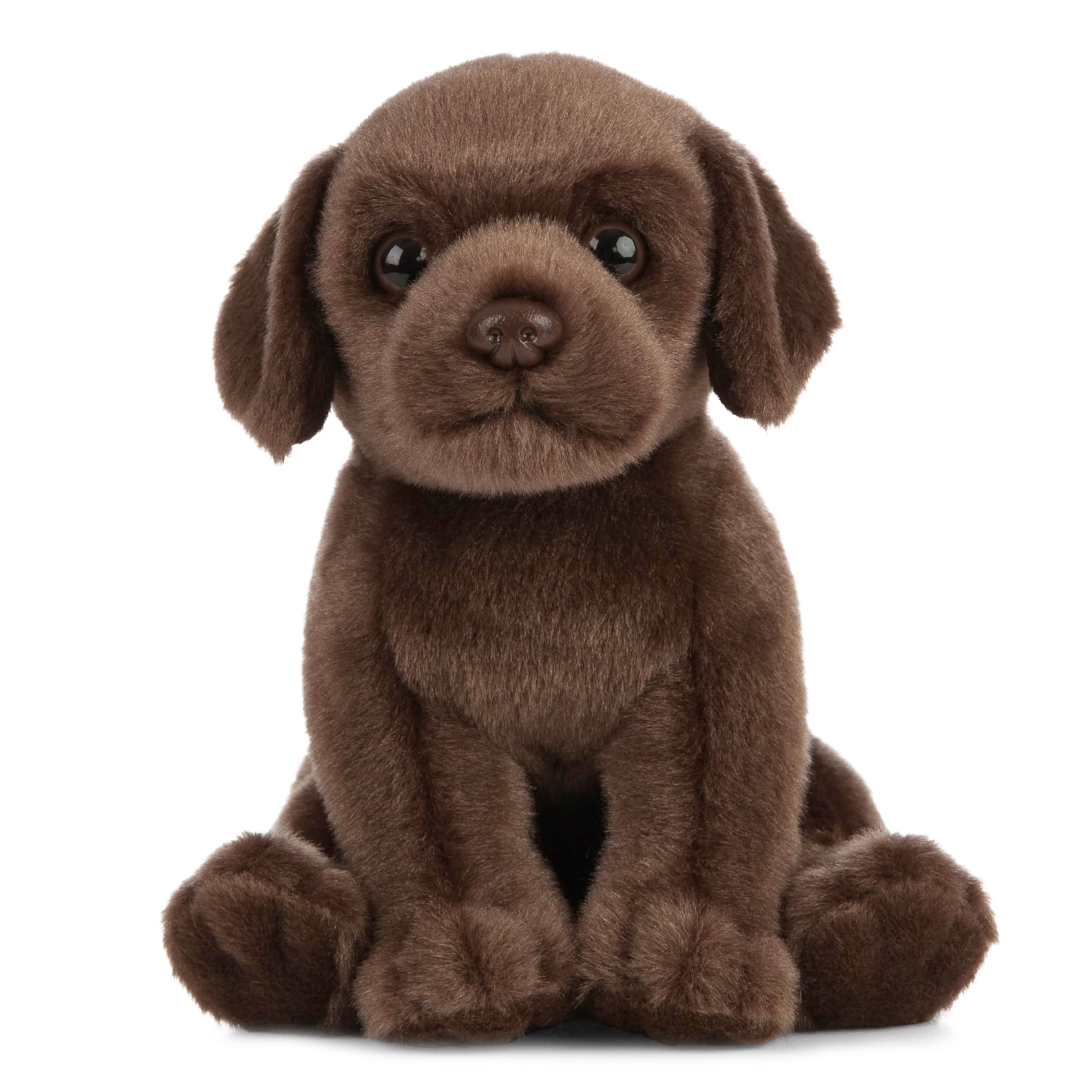 Soft Toy - Chocolate Labrador Puppy (16cm), Brown