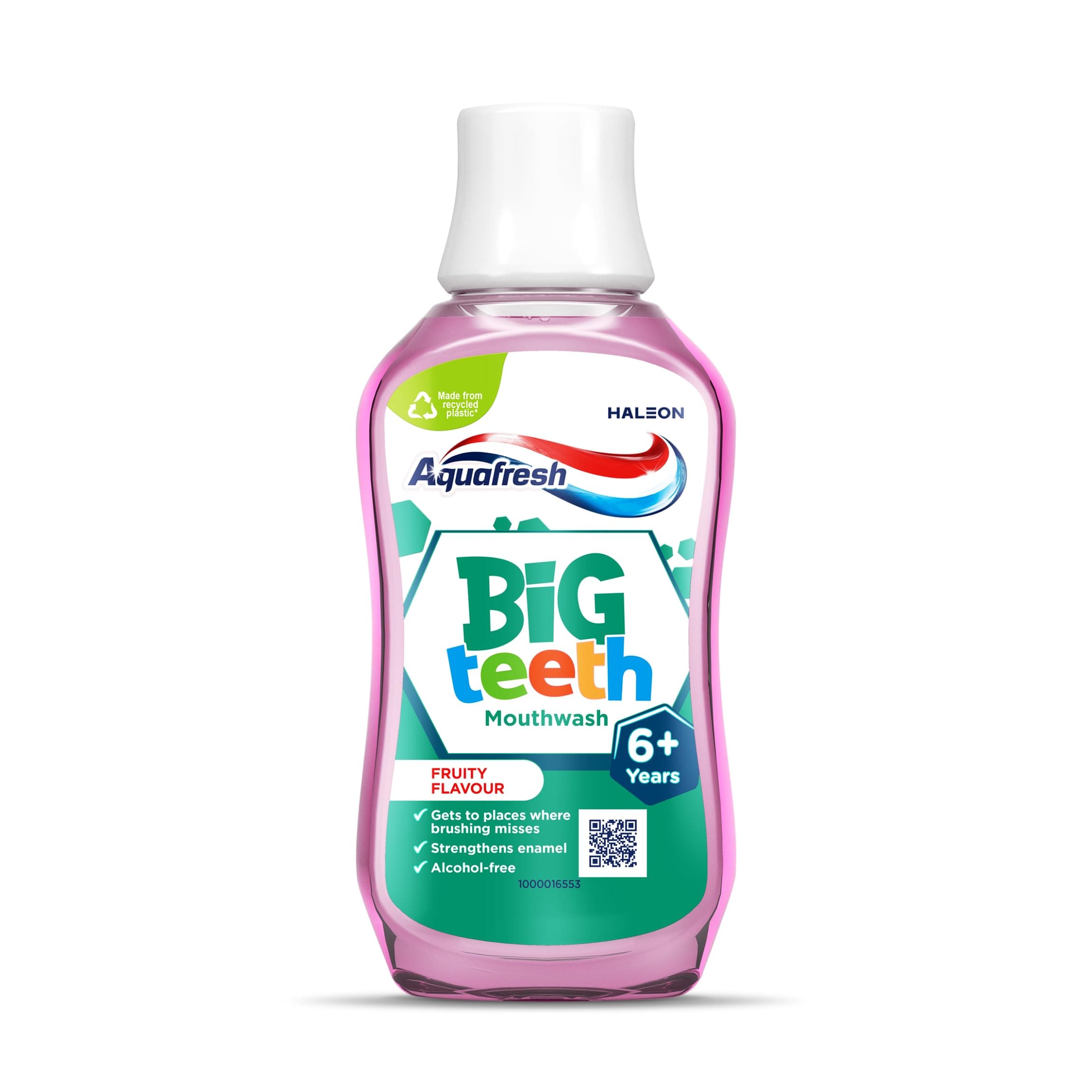 Mouthwash for Kids, Big Teeth Mouthwash for Children 6-8 Years, Fruity Flavour, 300 ml