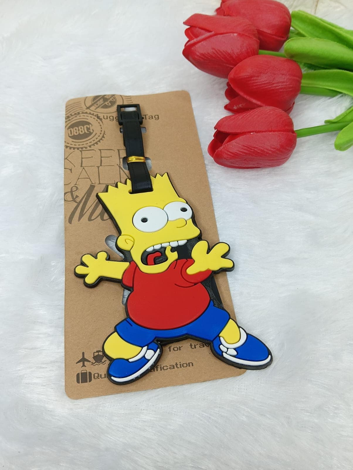 Gifts - Simpson Luggage Tag | Luggage Bag Tag for Baggage, Suitcases| Luggage Tags for Travel, Size Approx 13 Cm