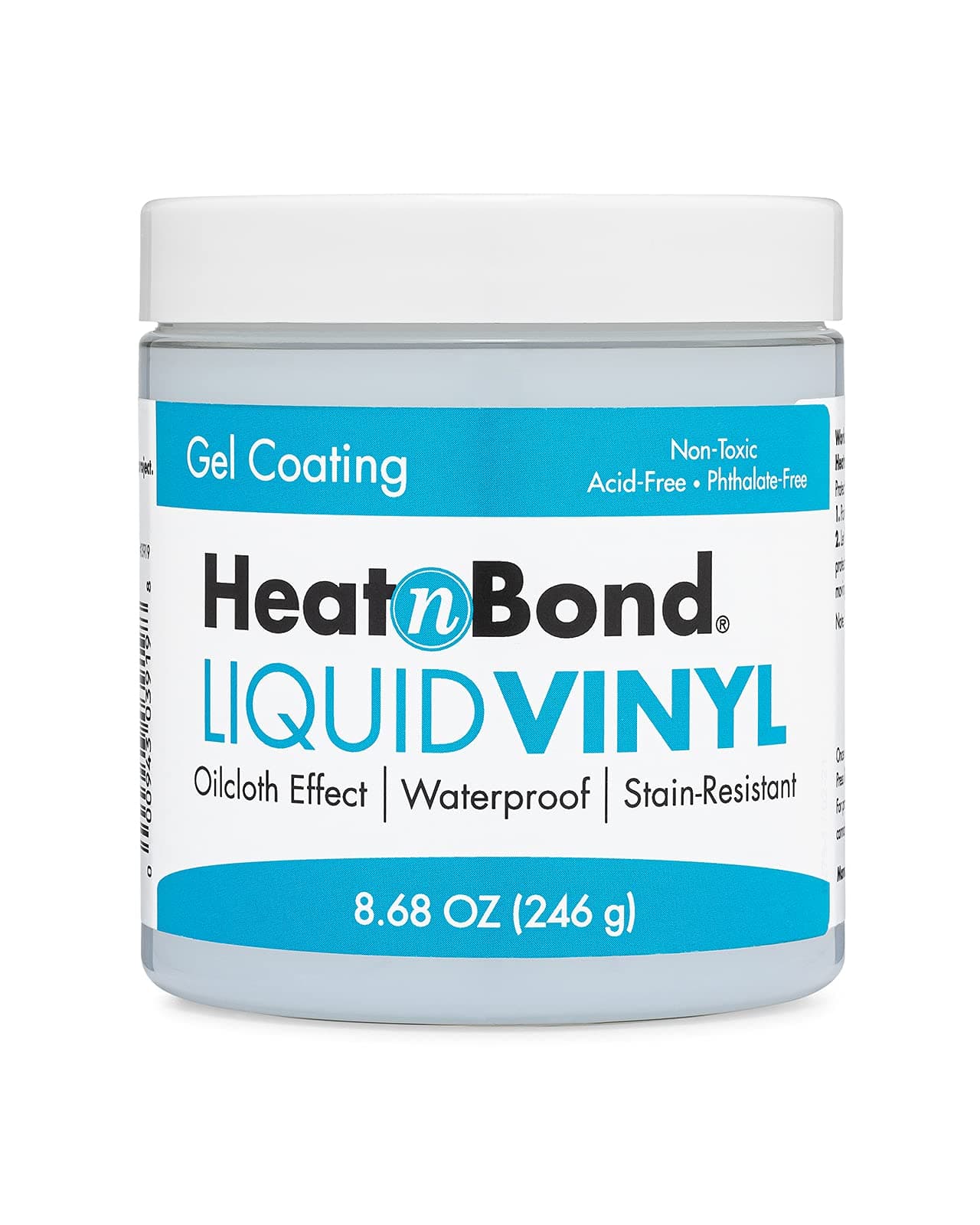 HeatnBond Liquid Vinyl Water Proof and Stain Resistant Gel Coating, 8.68 oz