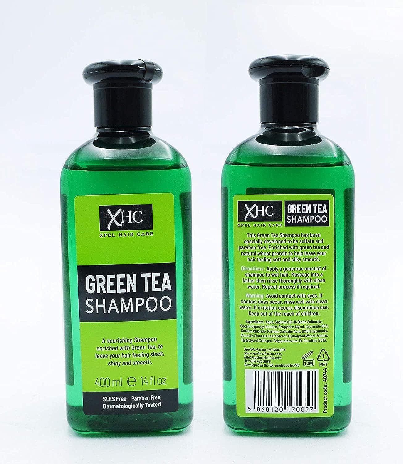 Green Tea Shampoo, 0.38 kg, 400 milliliters