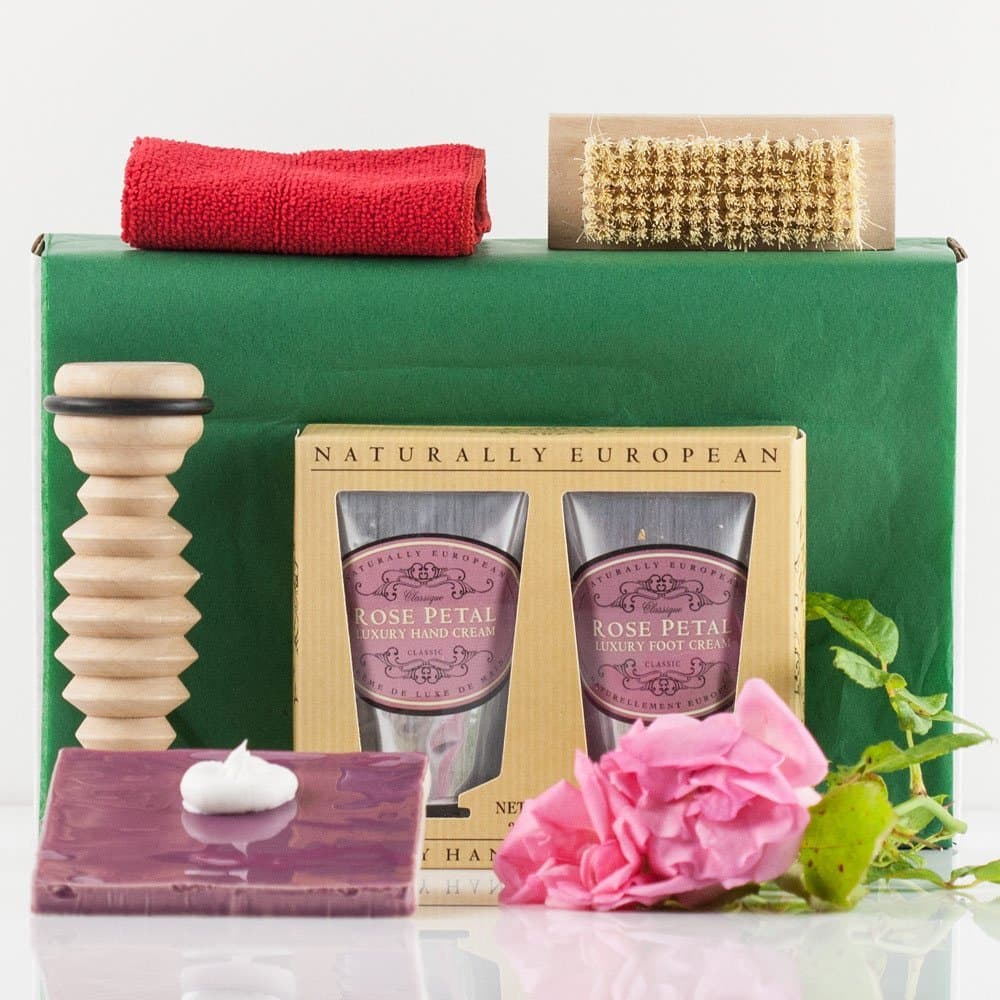 Natures Hampers Rose Hand & Foot Gift Box - Luxury Beauty Gift Set