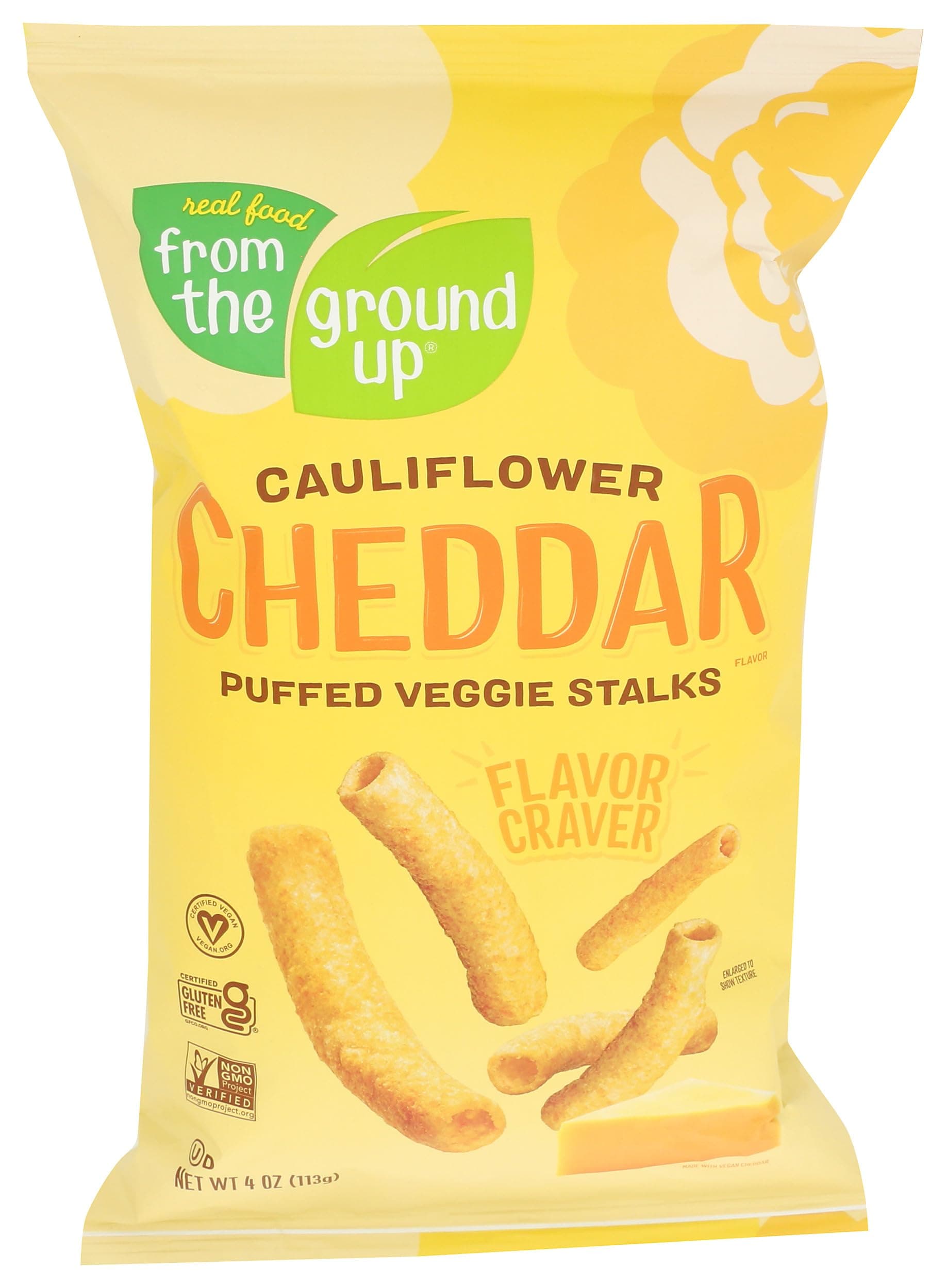 FROM THE GROUND UP Cauliflower Stalk Cheddar Stick, 4 OZ