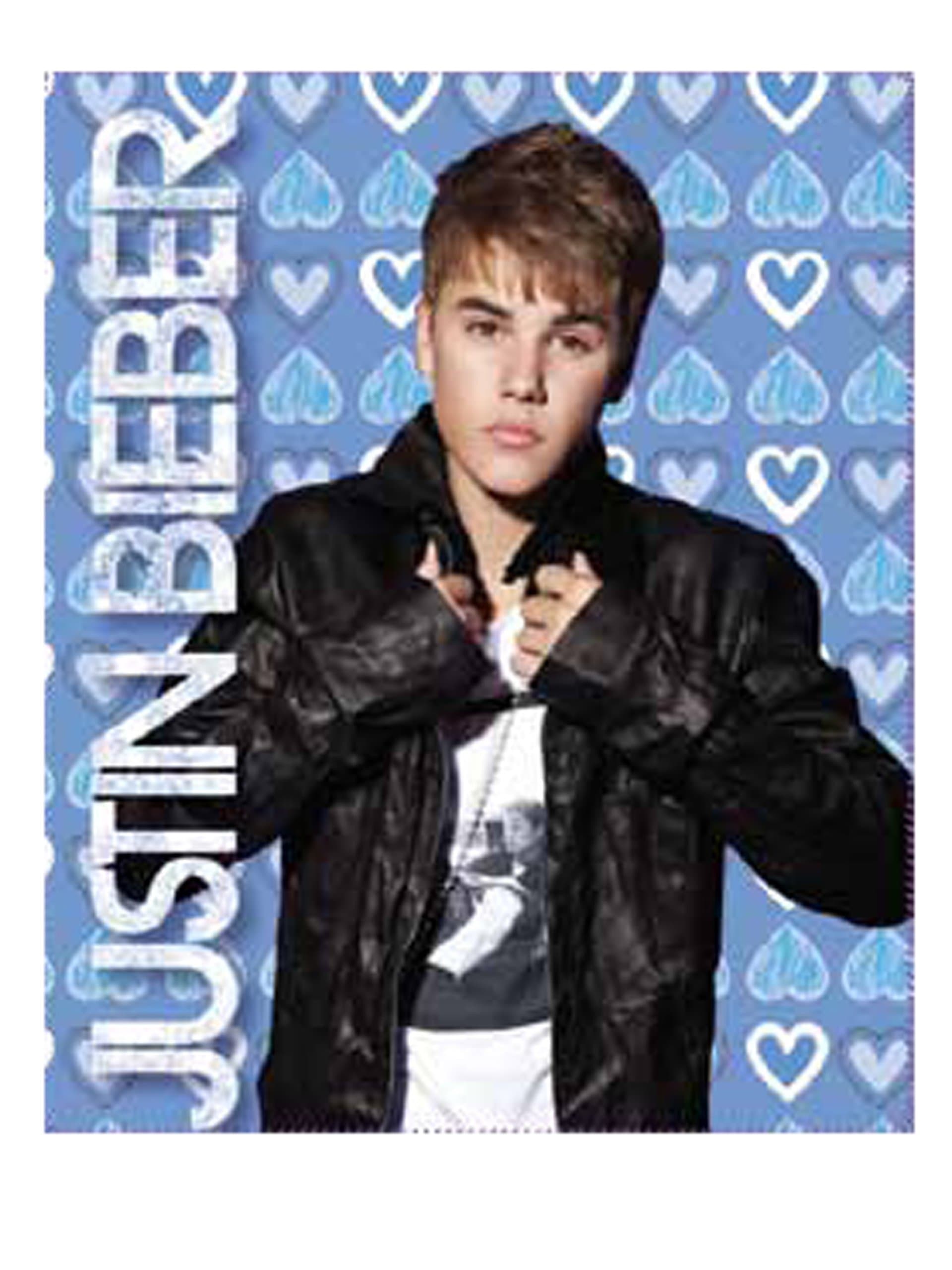 Natural Life Home Blue Heart thorw Blanket, 50" 60"