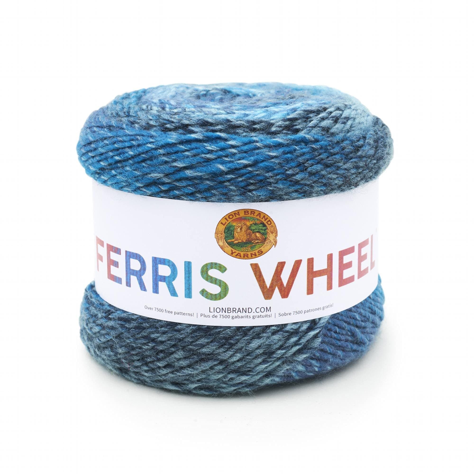 Lion Brand Yarn 217-607 Ferris Wheel Yarn, Full Moon