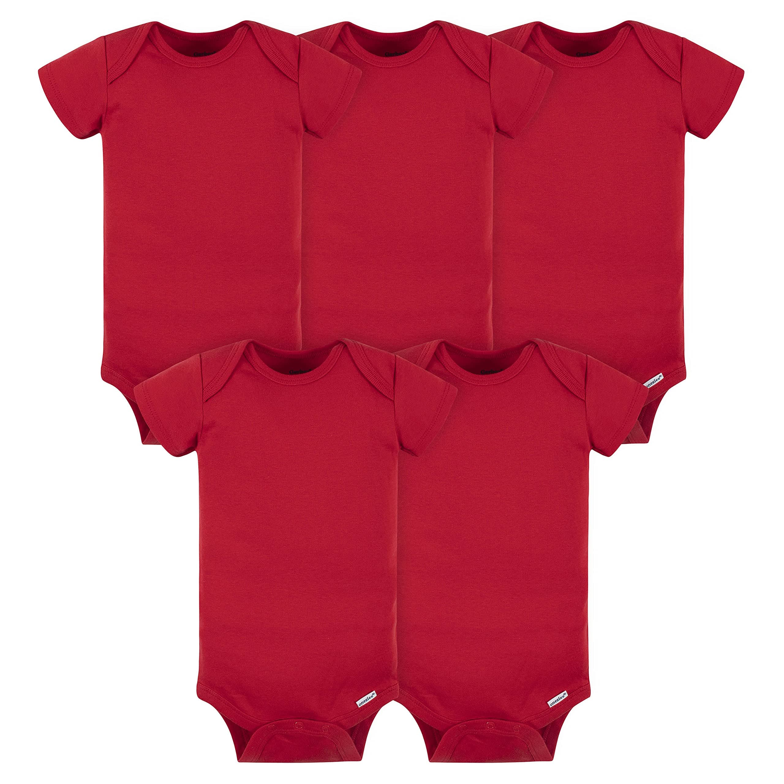 Baby 5-pack Solid Onesies Bodysuits